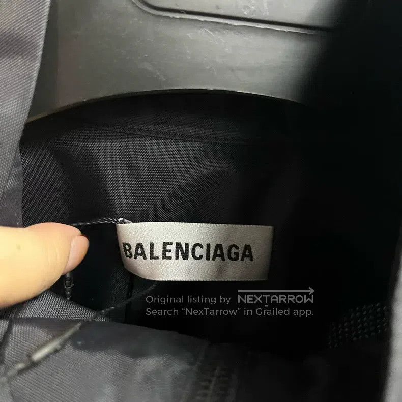 Balenciaga Balenciaga Black Large Logo Lettering Printed Jacket Size XS / US 0-2 / IT 36-38 - 2 Thumbnail