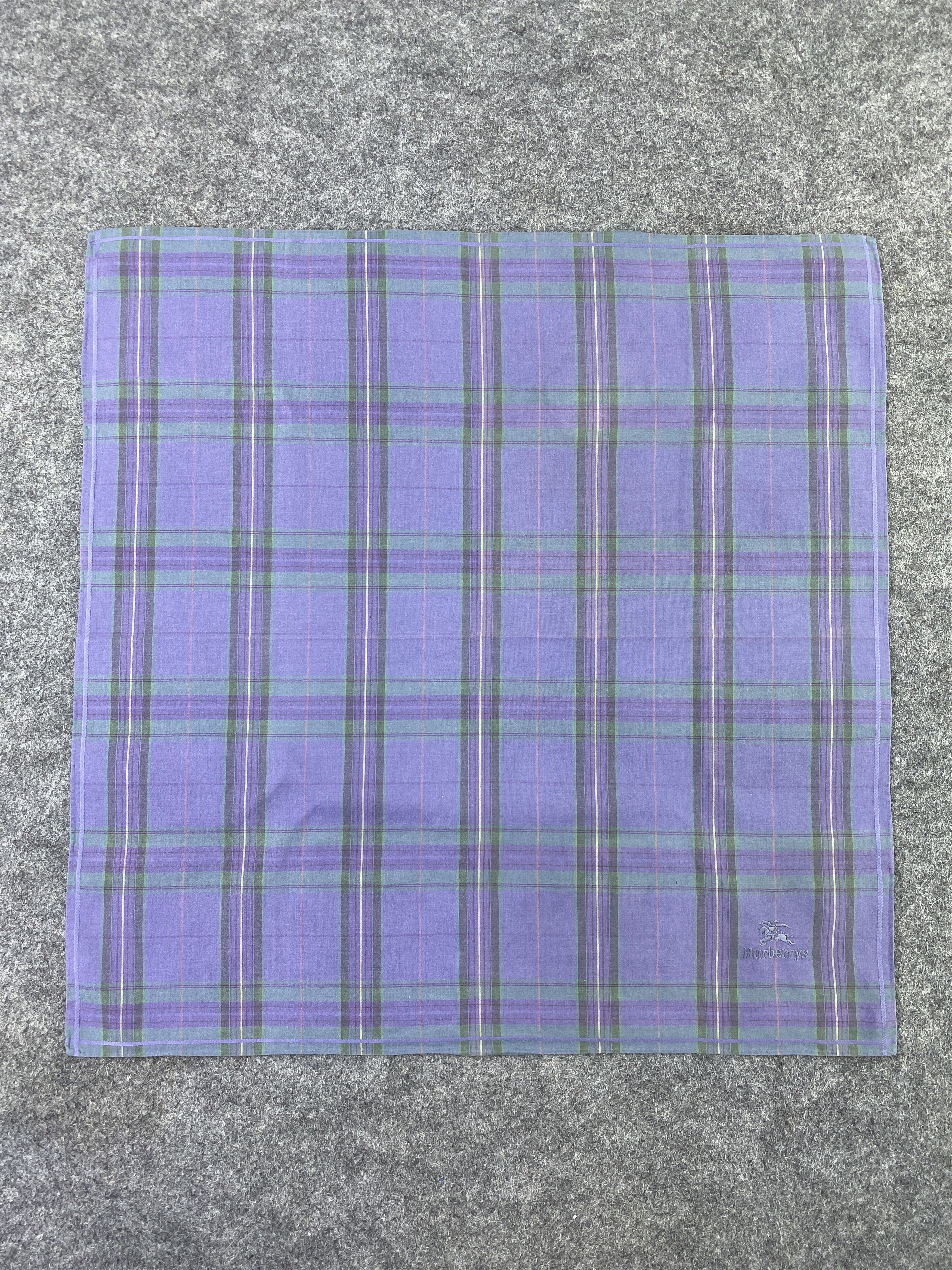 Burberry × Vintage Burberry Handkerchief / Bandana / Neckerchief-B119 Size ONE SIZE - 3 Thumbnail