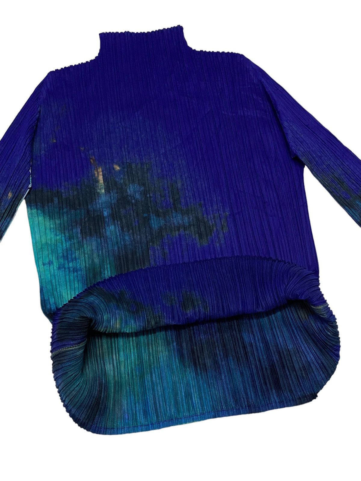 Issey Miyake × Pleats Please Issey Miyake Pleats Please Pleated Tie Dye Gradation Top Size M / US 6-8 / IT 42-44 - 18 Thumbnail