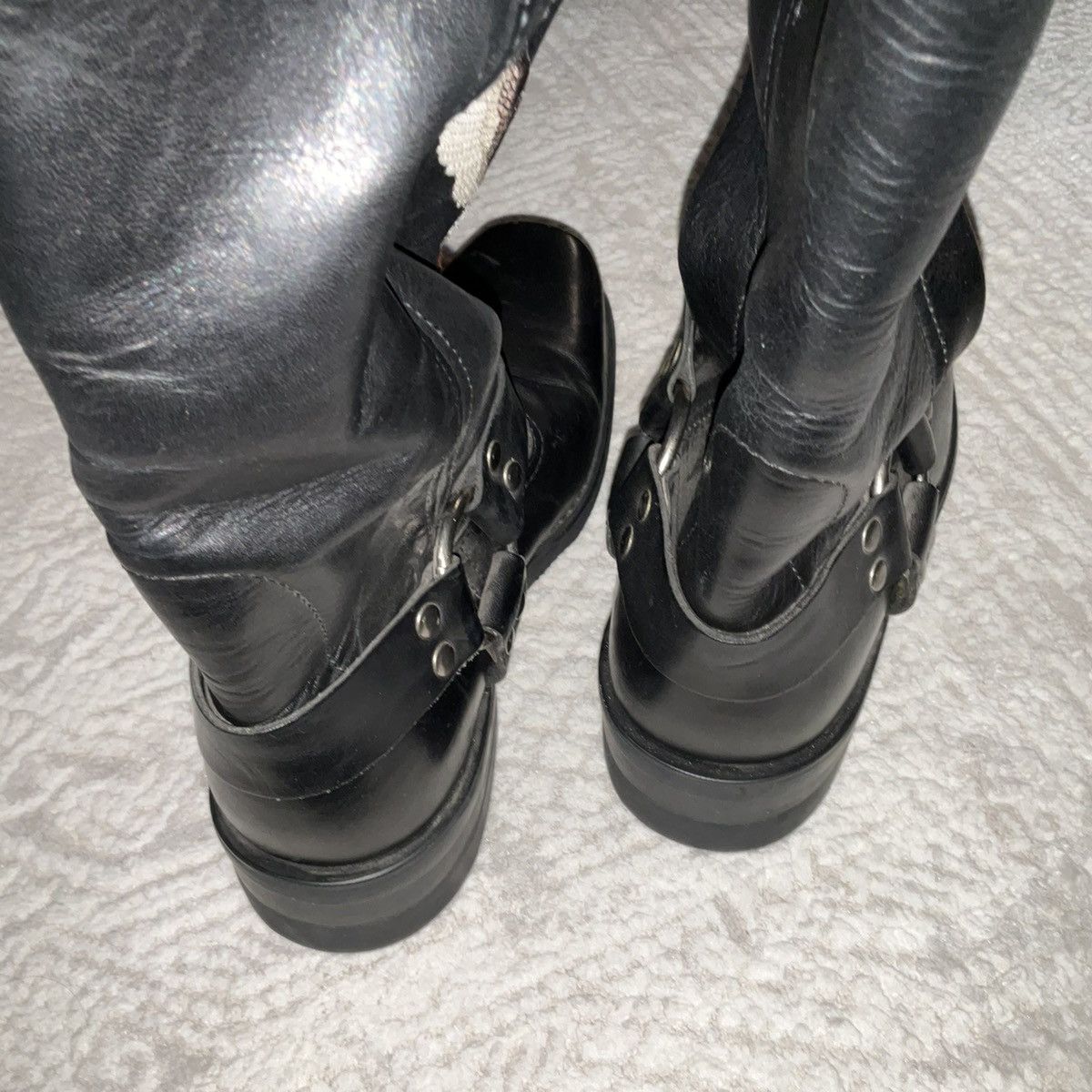 Harley Davidson Harley Davidson Leather Squared Toe Boots Mens size 7.5 Size US 7.5 / EU 40-41 - 9 Thumbnail