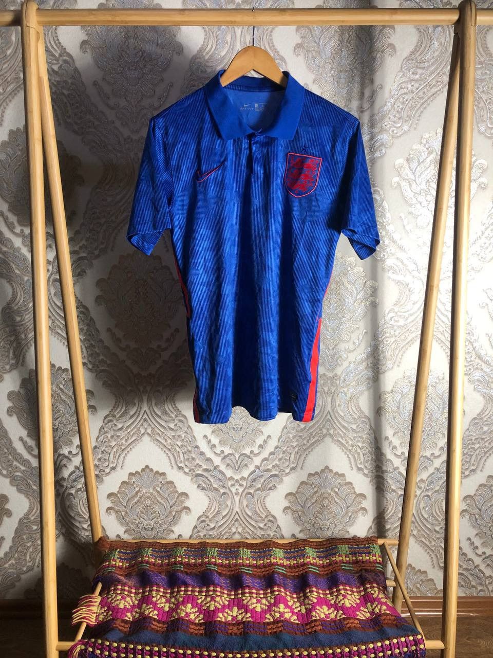 Nike VINTAGE NIKE ENGLAND RETRO SOCCER JERSEY MANCHESTER Y2K 90s Size US L / EU 52-54 / 3 - 1 Thumbnail
