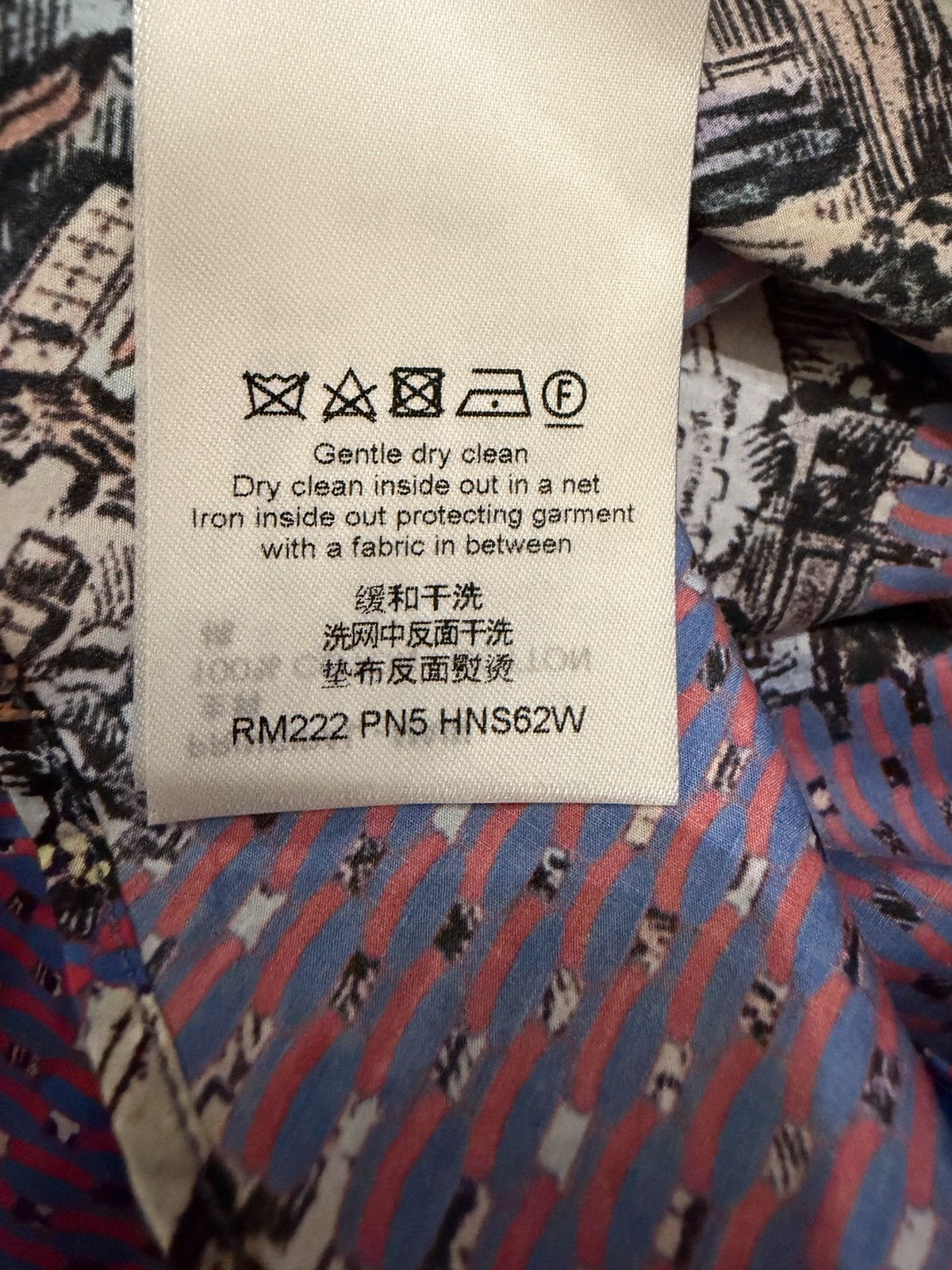 Louis Vuitton Louis Vuitton Men’s Printed Shirt (WITH TAGS) Size US M / EU 48-50 / 2 - 9 Thumbnail