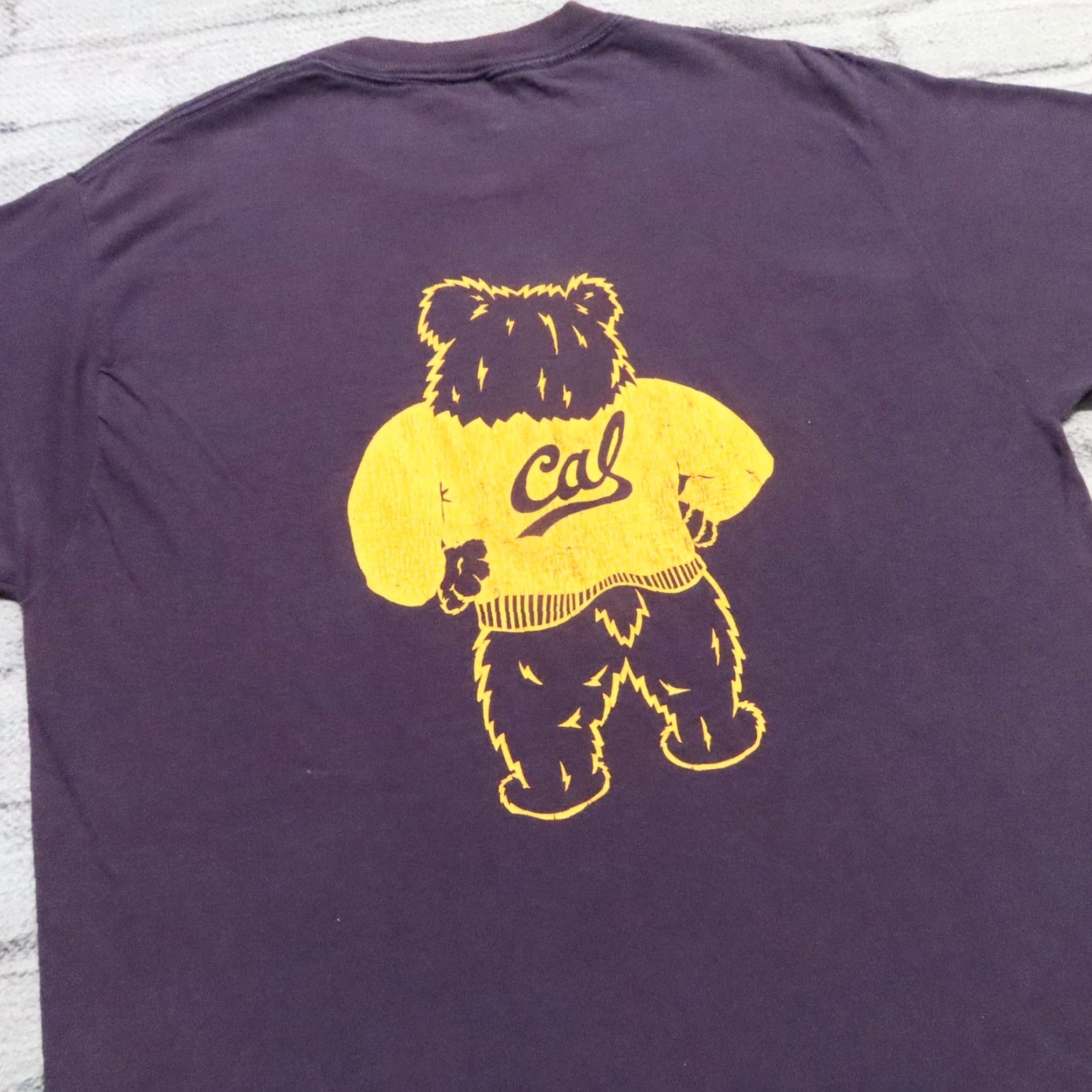 Jerzees VINTAGE Cal Bears Shirt Men L Navy 90s UC Berkeley T-Shirt Size US L / EU 52-54 / 3 - 7 Thumbnail