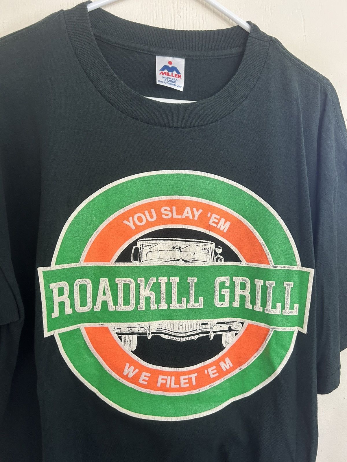 Vintage Vintage Roadkill Grill You Slay Em We Filet Em Graphic Tee Size US XL / EU 56 / 4 - 2 Thumbnail