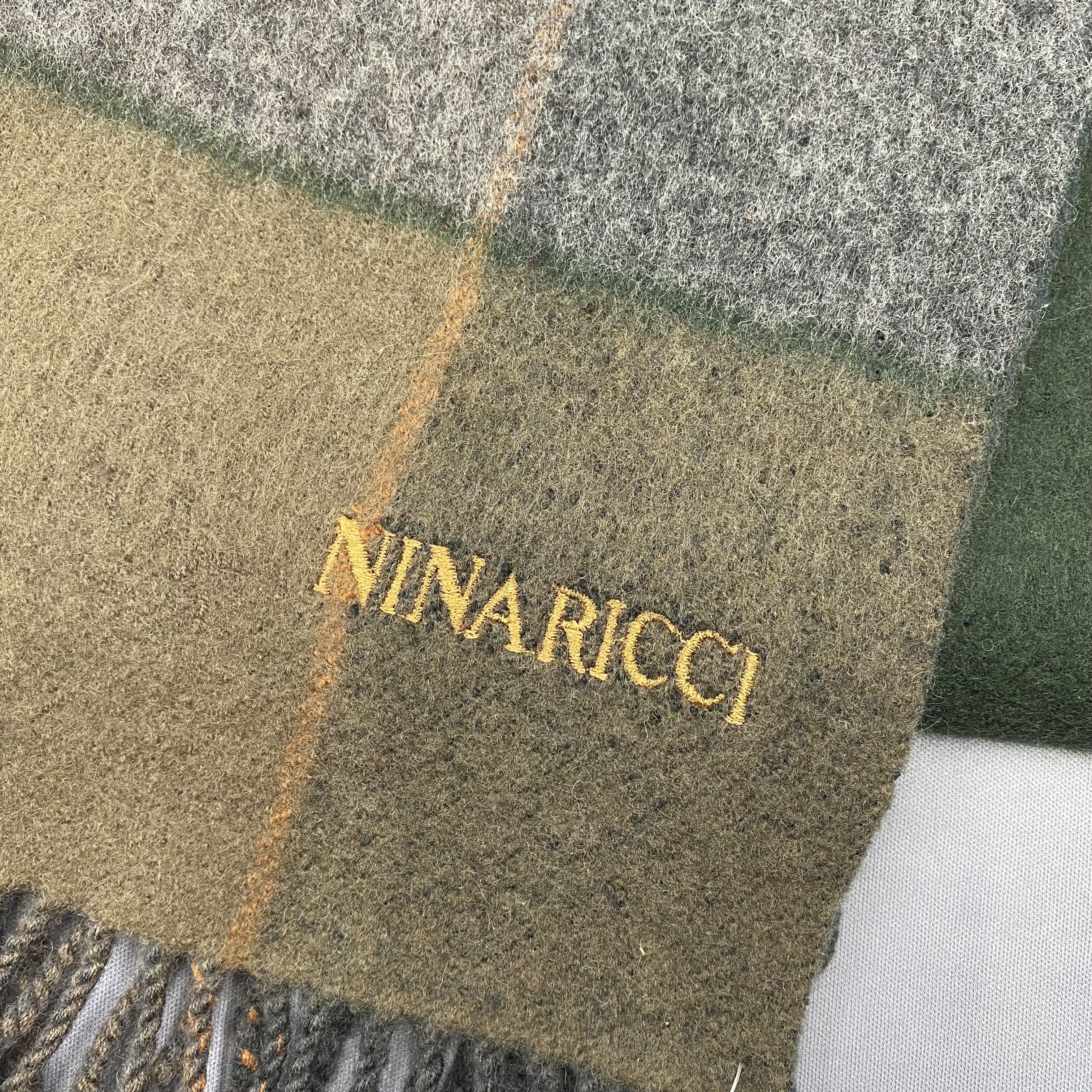 Nina Ricci Vintage Nina Ricci Scarf Muffler Wool Cashmere Scarves Size ONE SIZE - 4 Thumbnail