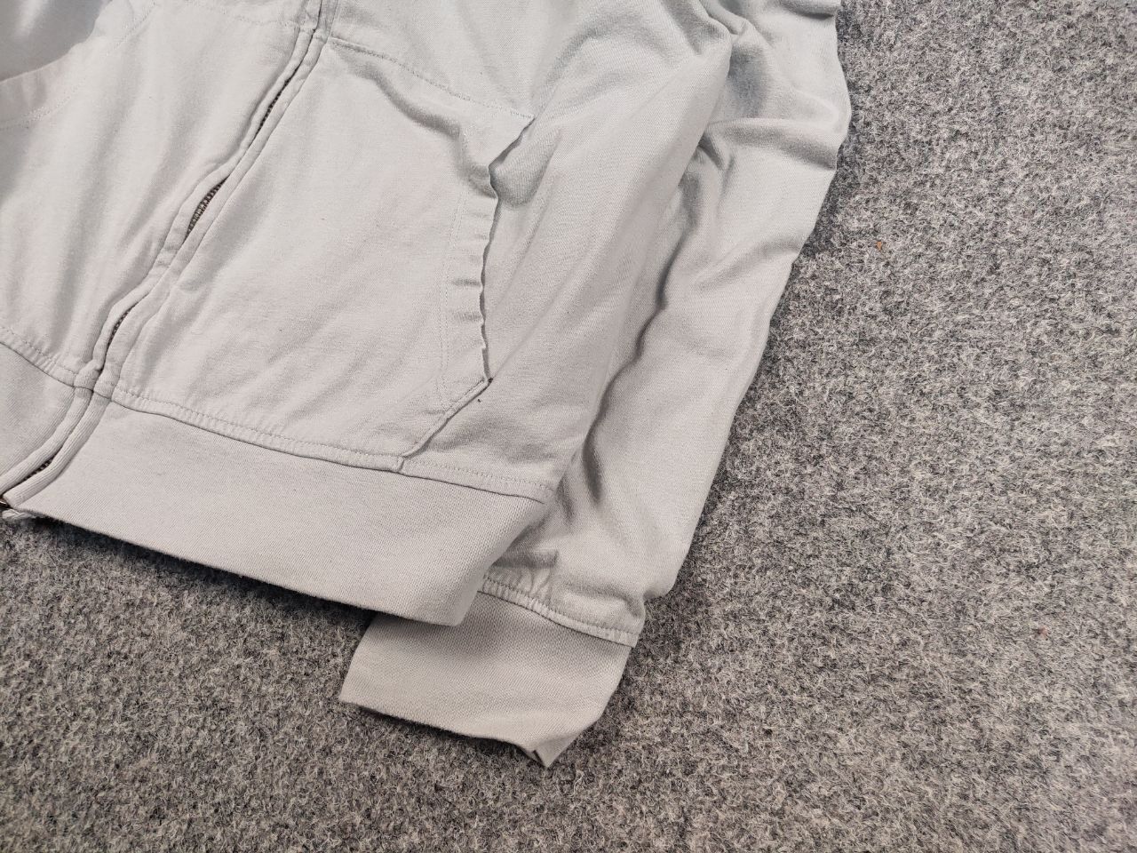 Allsaints Allsaints Brace Full Zip Light BlueGray Hoodie Vintage Style Size US M / EU 48-50 / 2 - 5 Thumbnail