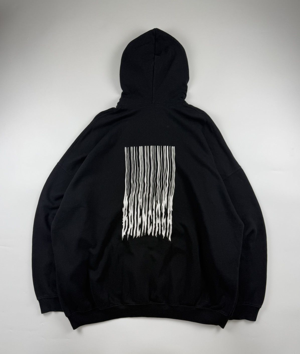 Balenciaga Balenciaga Oversized Barcode Hoodie Size US S / EU 44-46 / 1 - 1 Thumbnail