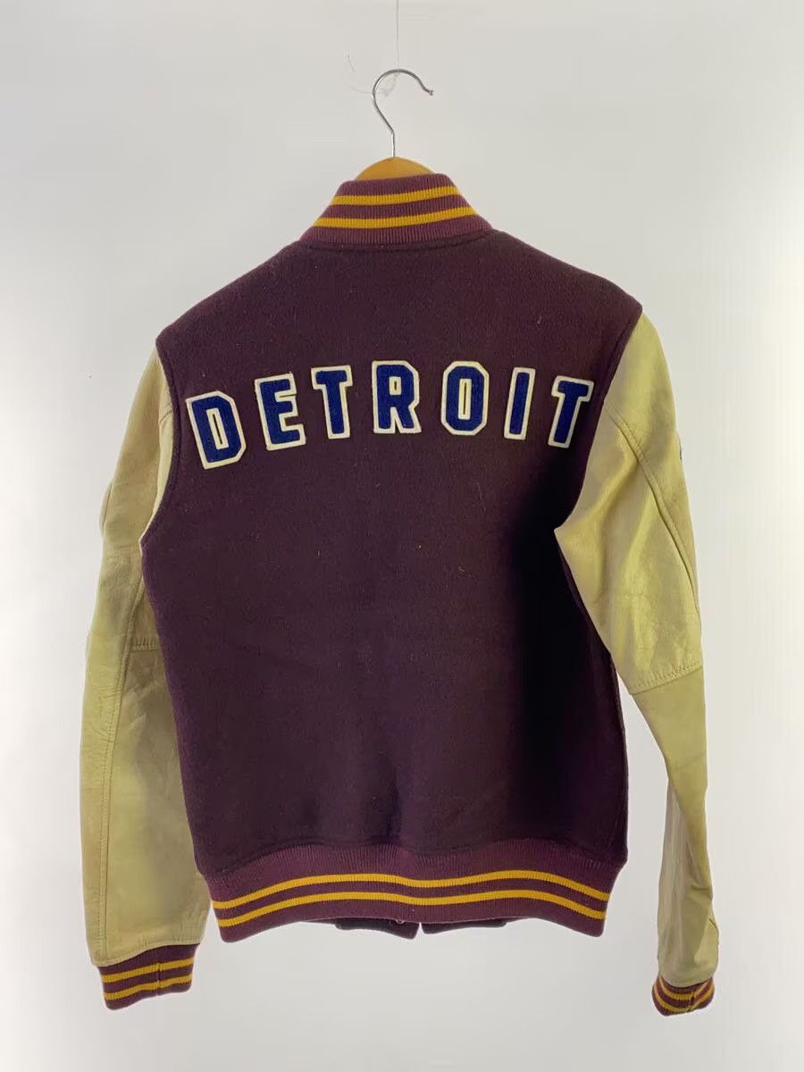 Hysteric Glamour Hysteric Glamour Wool Stadium Jacket Bordeaux Size US S / EU 44-46 / 1 - 2 Thumbnail