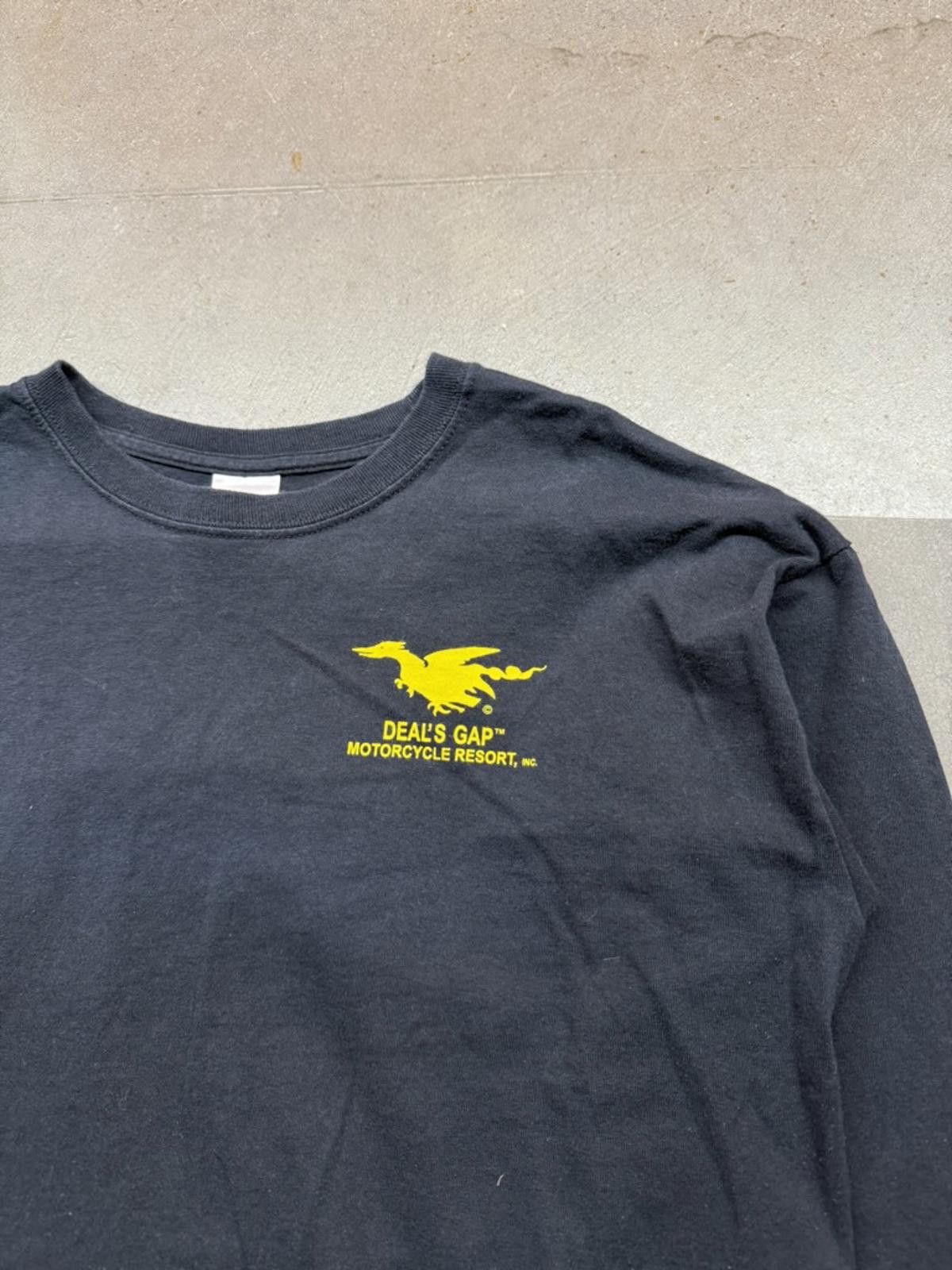 Harley Davidson Y2K Deal's Gap Motorcycle I Survived The Dragon T-Shirt L Size US L / EU 52-54 / 3 - 4 Thumbnail