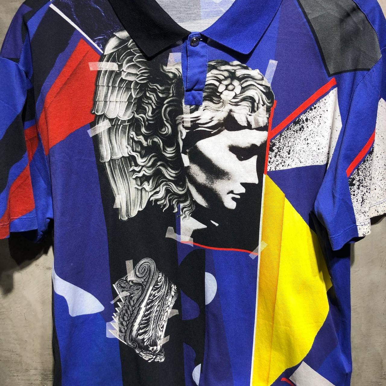 Versace Versace jacquard polo shirt Size US L / EU 52-54 / 3 - 6 Thumbnail
