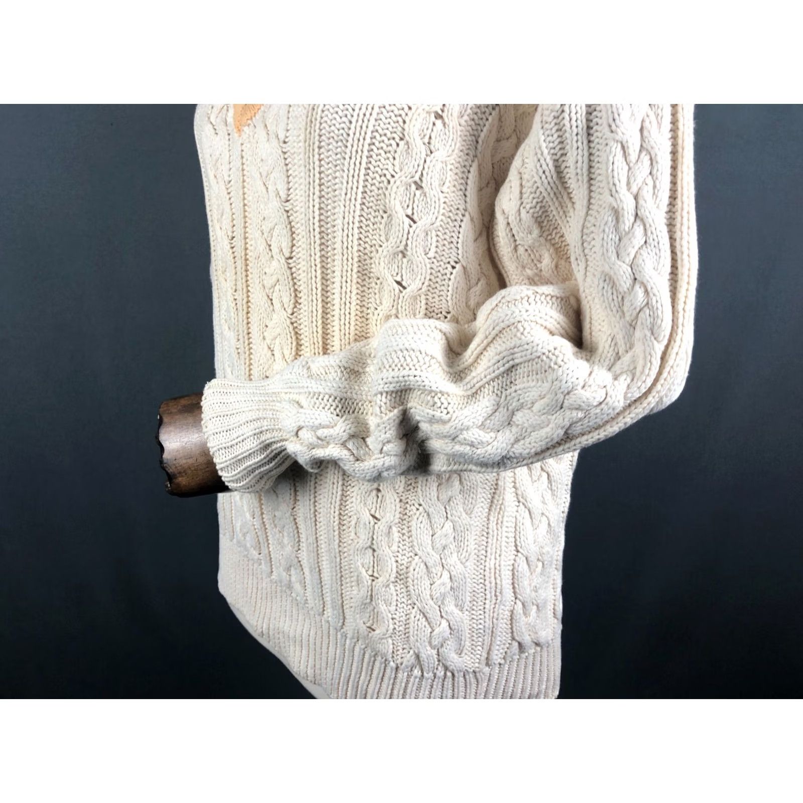 Gap Gap Pullover Womens S Ivory Cable Knit Cotton Women Size Size S / US 4 / IT 40 - 7 Thumbnail