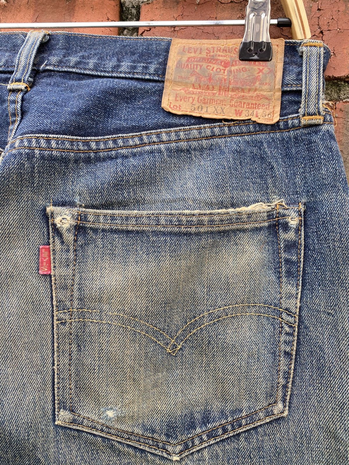 Levi's Vintage Clothing W33x33 Vintage levi's 501xx redline made in USA Size US 33 - 4 Thumbnail