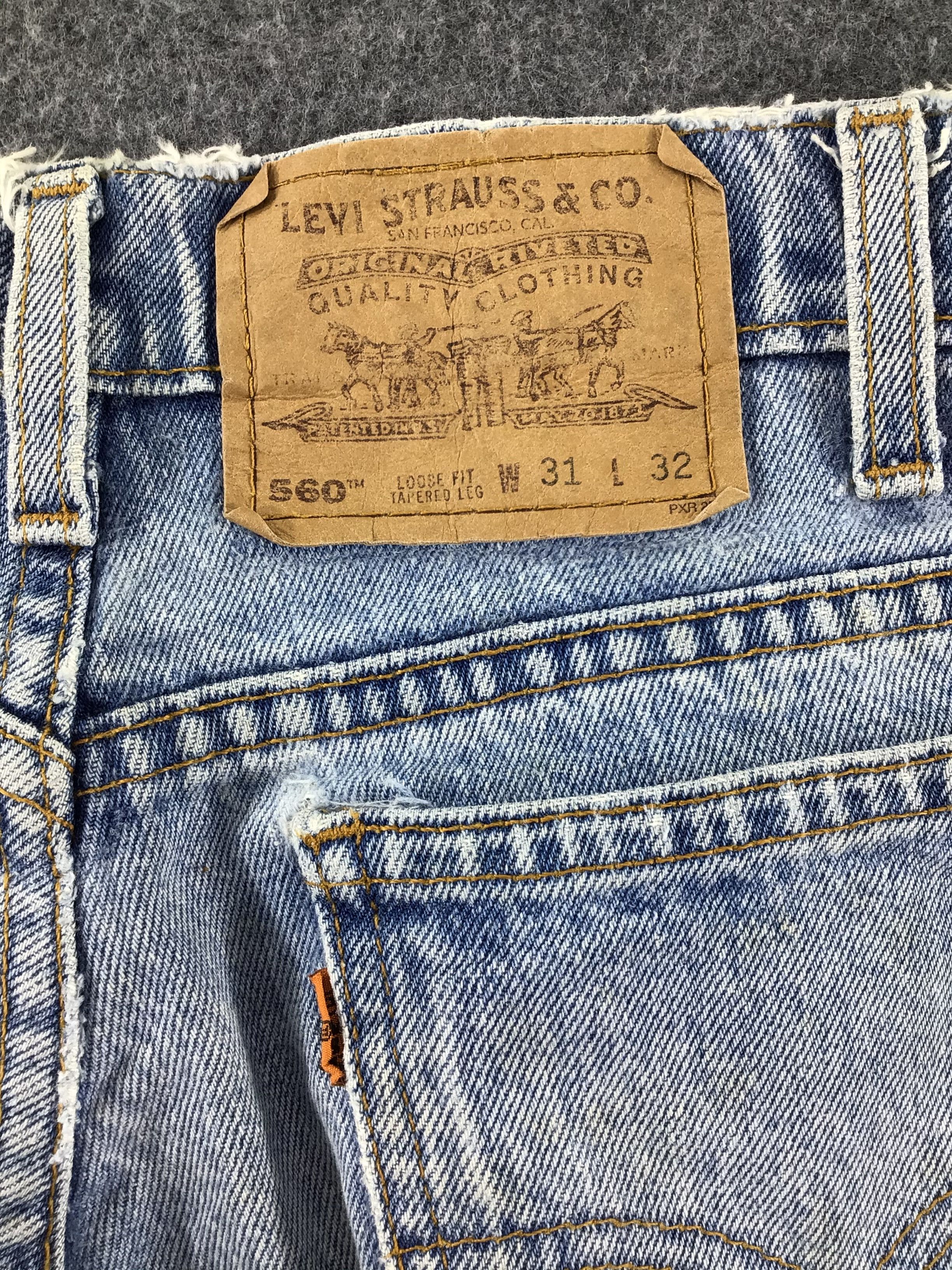 Levi's Vintage Levis 560 Jeans Orange Tab Denim KJ080 Size US 30 / EU 46 - 5 Thumbnail