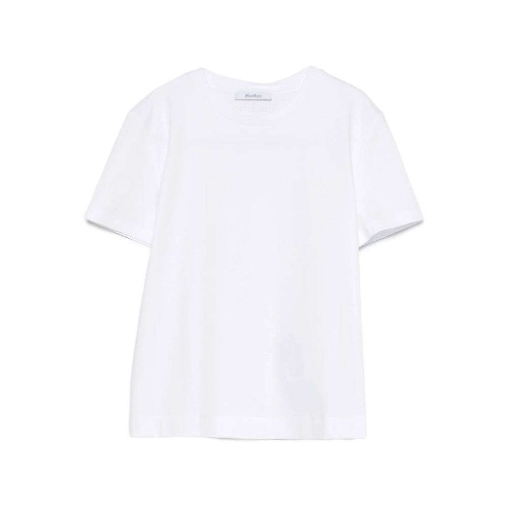 Max Mara Max Mara WHITE Tops - T-shirts & Jerseys Size L / US 10 / IT 46 - 1 Thumbnail