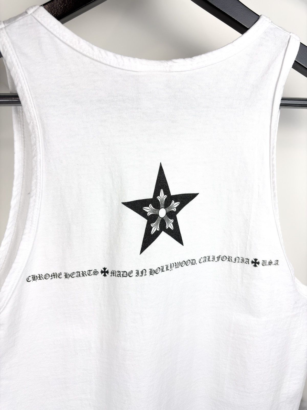 Chrome Hearts Chrome Hearts Vintage Made In Hollywood Star Tank Top White Size US S / EU 44-46 / 1 - 4 Thumbnail