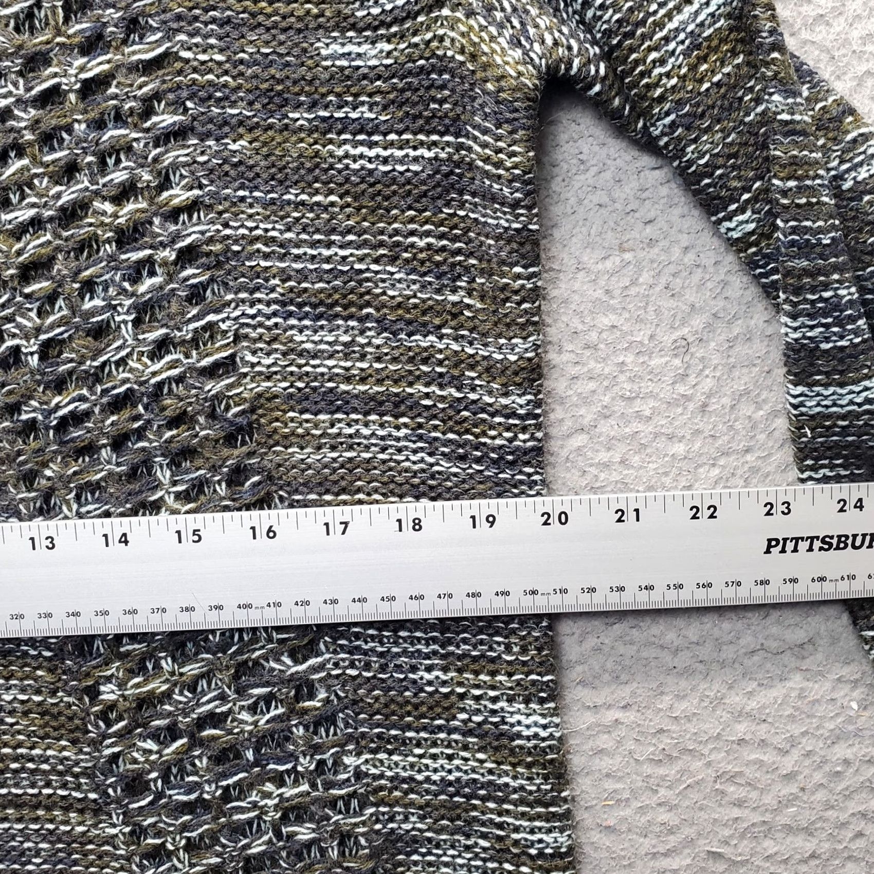 Olive Olive & Oak Sweater Womens XL Multicolor Soft & Cozy Cable Knit Long Sleeve Pullover Size XL / US 12-14 / IT 48-50 - 4 Thumbnail
