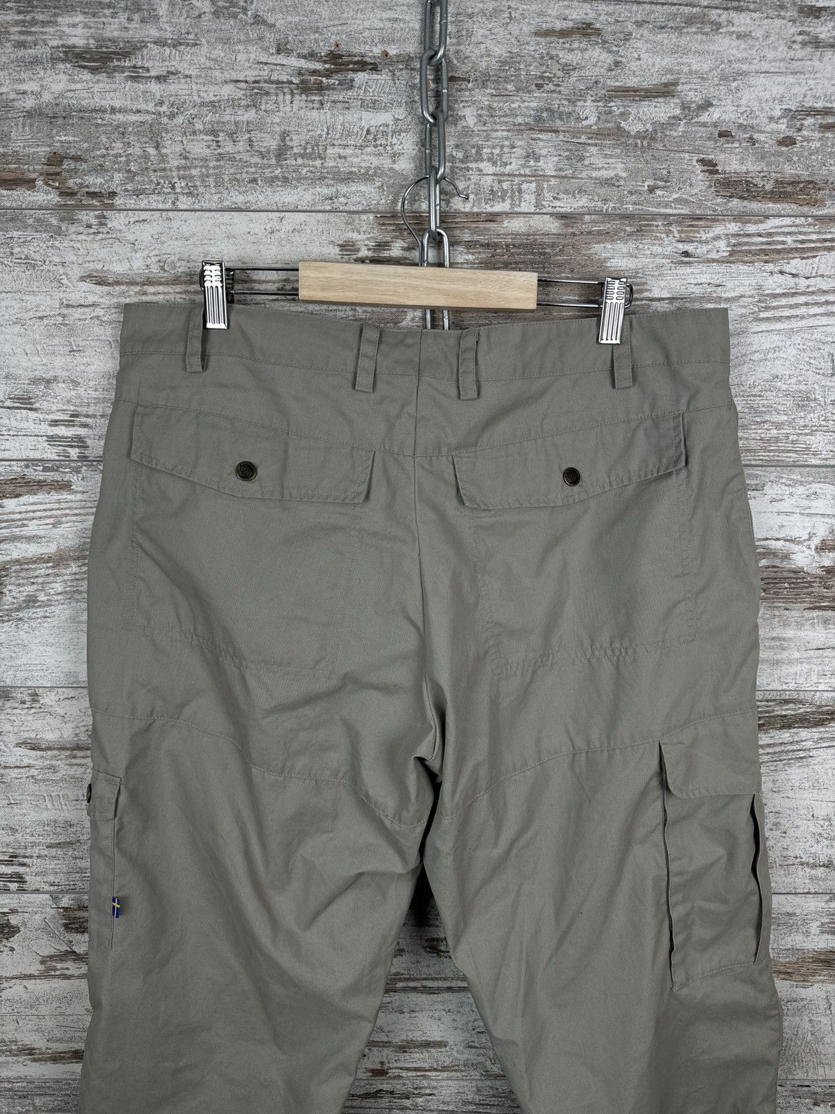 Fjallraven Mens Vintage FjallRaven g1000 cargo pants waxed Carl trouser Size US 36 / EU 52 - 10 Thumbnail