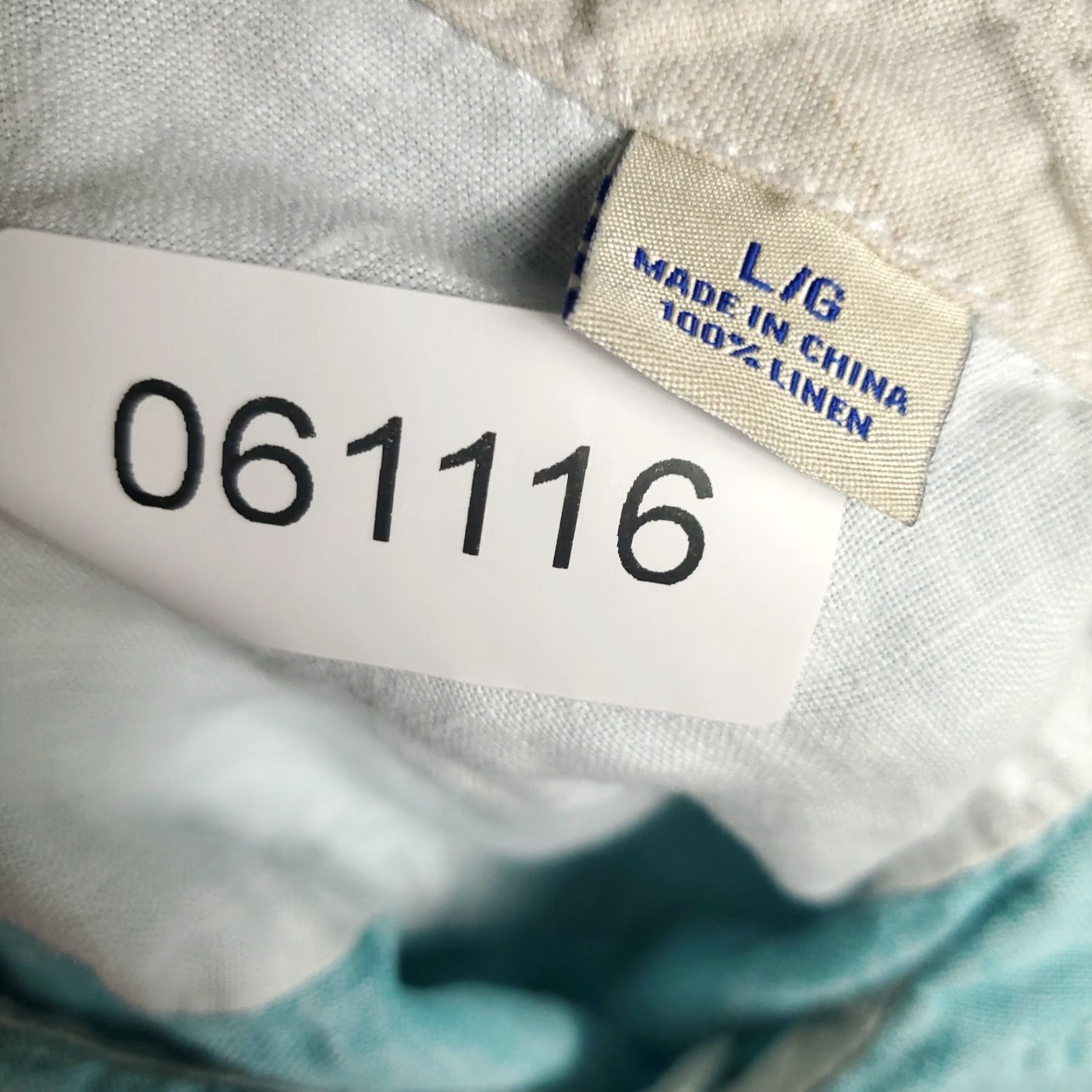 Tommy Bahama VINTAGE Tommy Bahama Men's Short Sleeve Linen Shirt Blue Hawaiian Casual Beach Summer 90s Mens Size US L / EU 52-54 / 3 - 7 Thumbnail