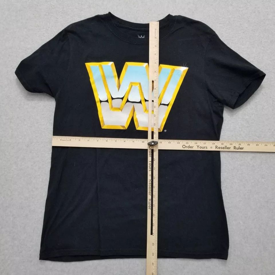 WWE WWE Shirt Mens Medium Black Short Sleeve Logo Size US M / EU 48-50 / 2 - 5 Thumbnail