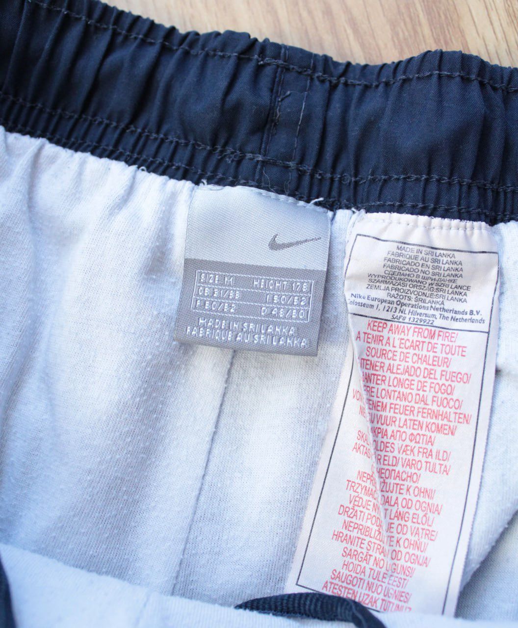 Vintage 🔥 90s NIKE DRILL SHORTS Rare Y2K Logo Japan Style Court Size US 32 / EU 48 - 4 Thumbnail