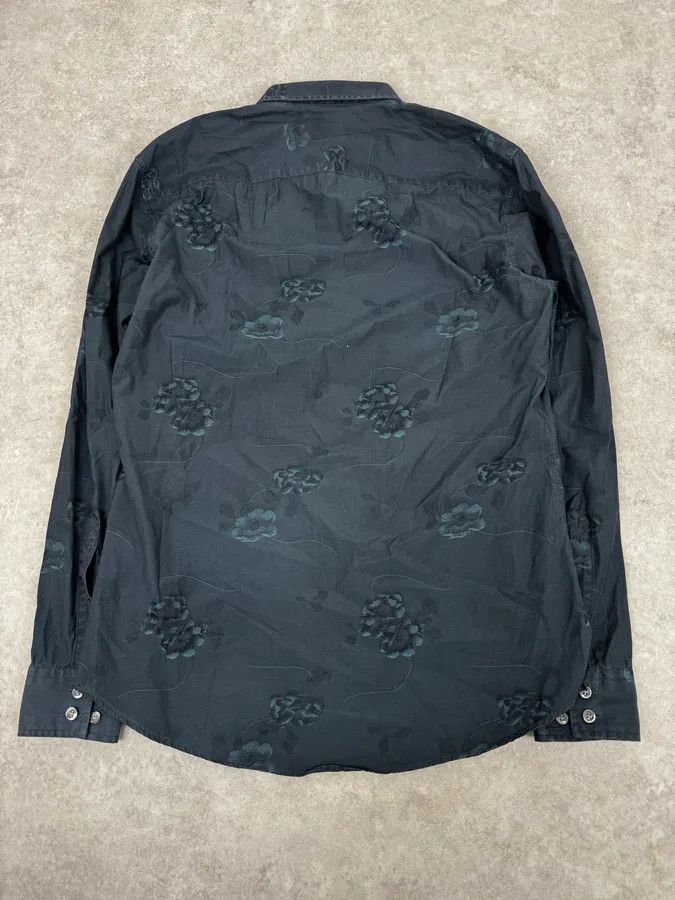 Kenzo 1990s Kenzo Blue Flower Print Shirt Size US M / EU 48-50 / 2 - 4 Thumbnail