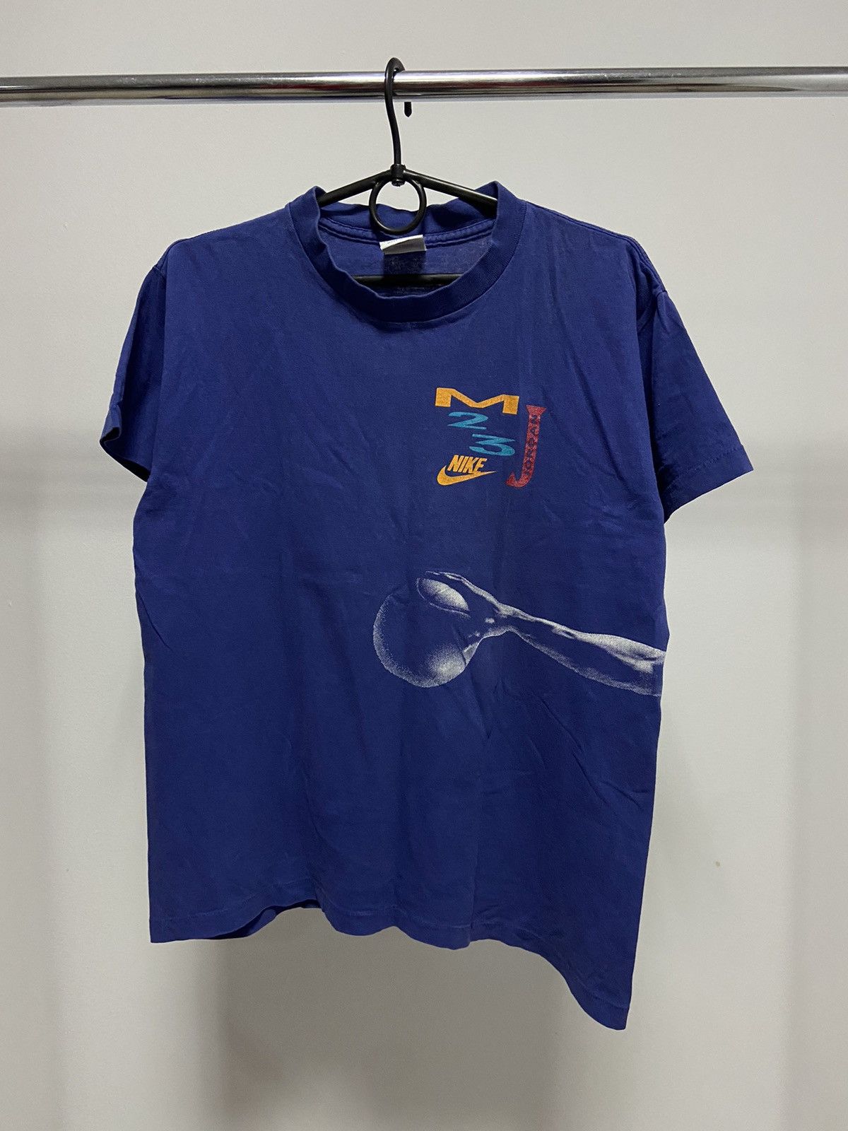 Jordan Brand × Nike × Vintage Nike Jordan 23 Vintage T Shirt big Logo Size US M / EU 48-50 / 2 - 2 Thumbnail