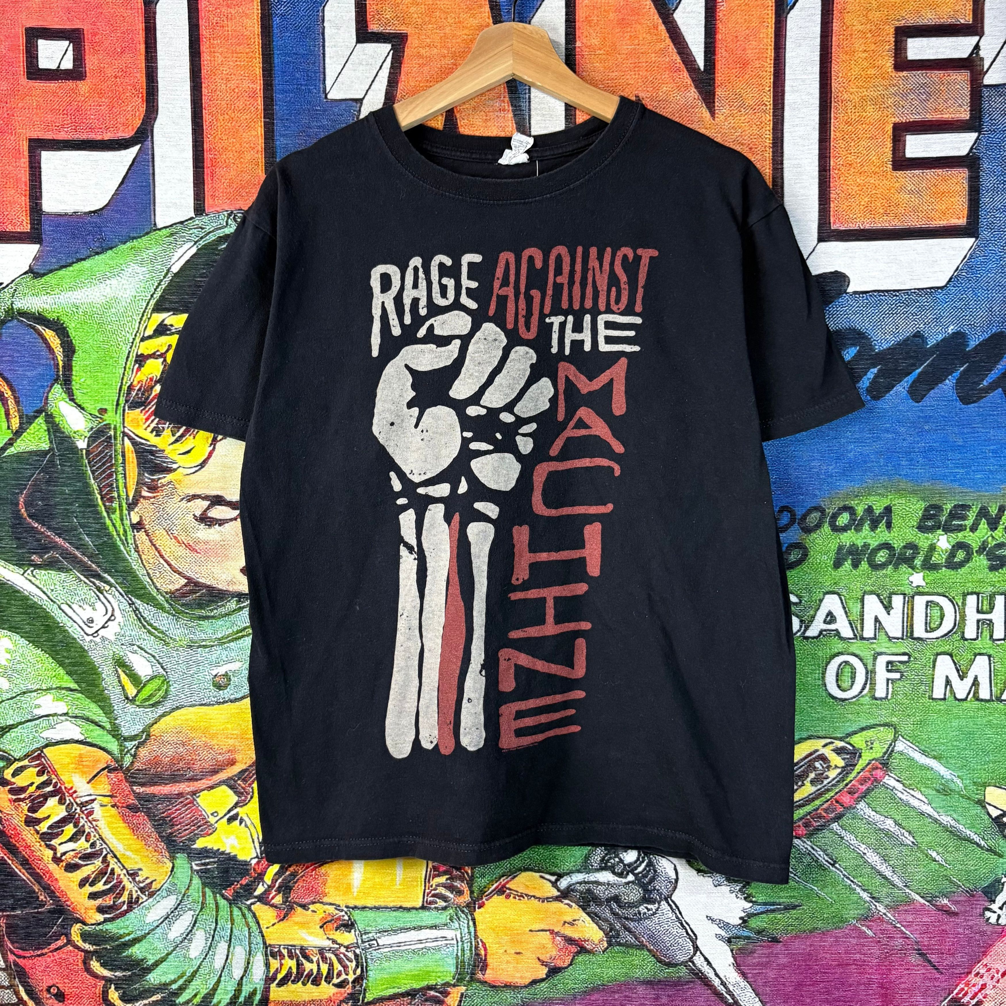 Band Tees Rage Against the Machine Raised Fist Tee Size Medium Size US M / EU 48-50 / 2 - 1 Thumbnail