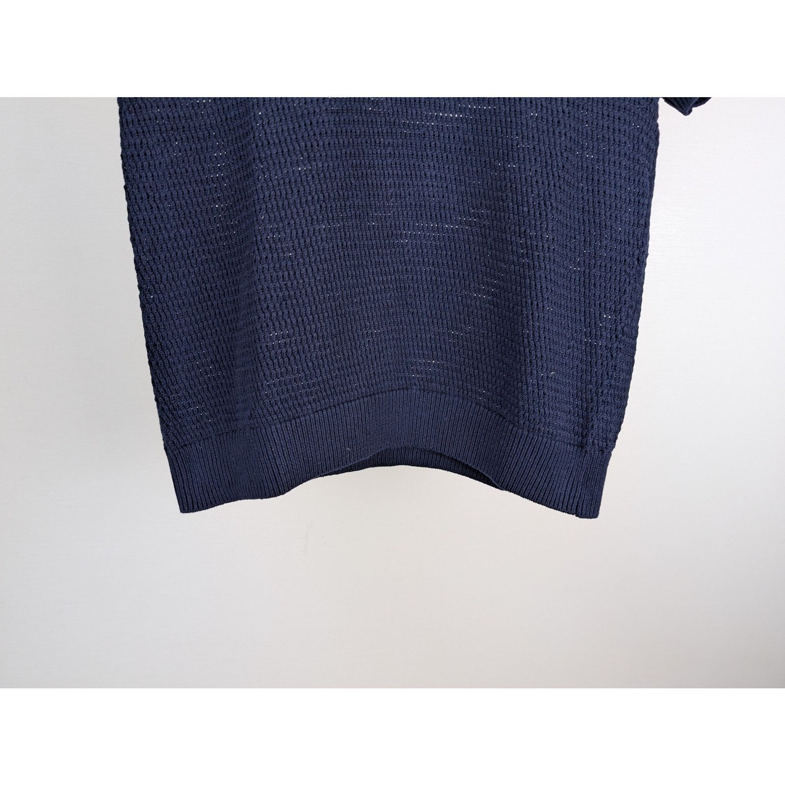 Frame o1rshd1 CC20 Short Sleeve Sweater Polo Shirt in Navy Size US S / EU 44-46 / 1 - 3 Thumbnail