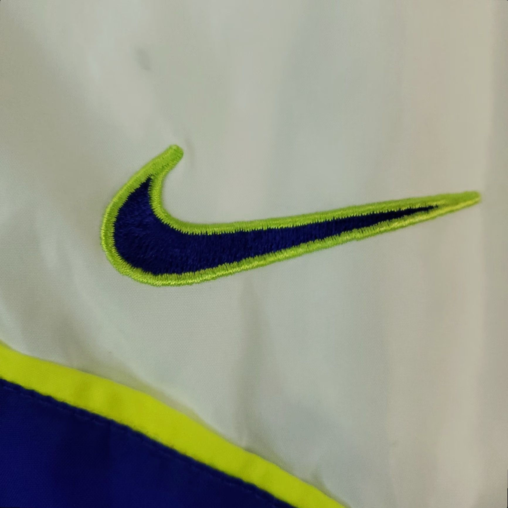 Nike VINTAGE Nike Windbreaker Vest Womens Large White Blue Full Zip Lightweight 90s Size M / US 6-8 / IT 42-44 - 5 Thumbnail