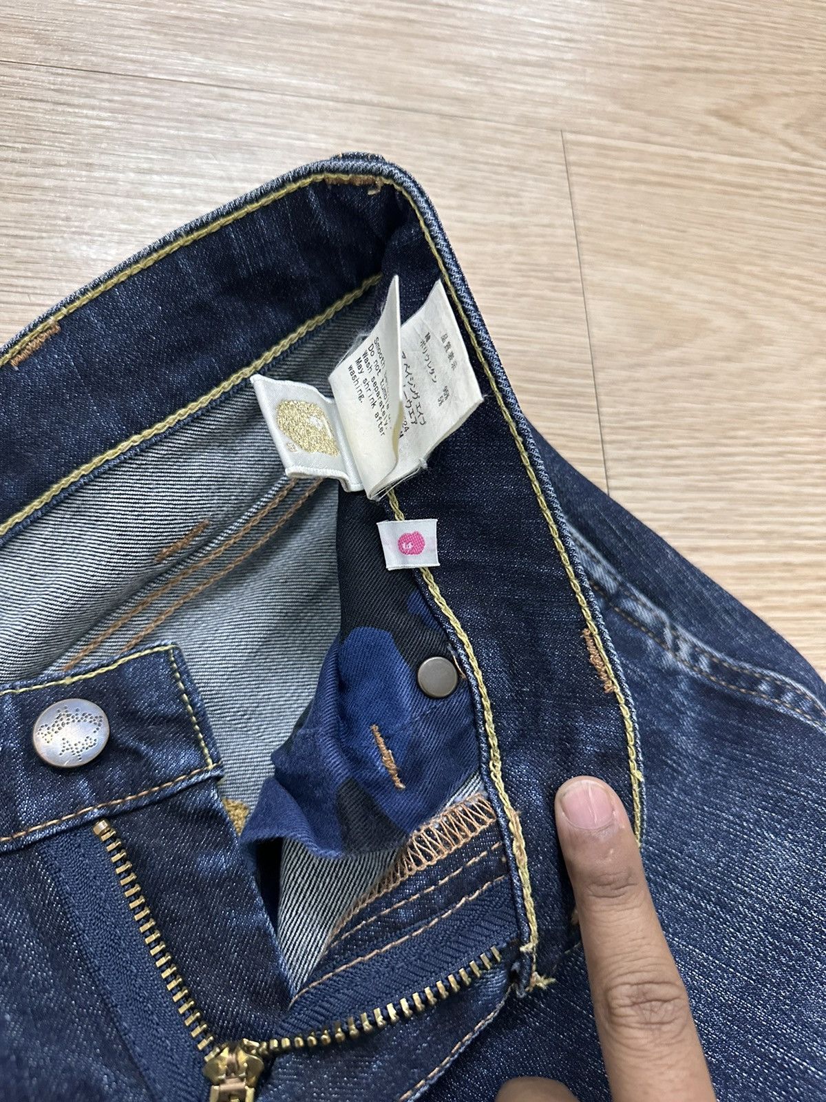 Bape Bape Embroidery Denim Size 28" / US 6 / IT 42 - 11 Thumbnail