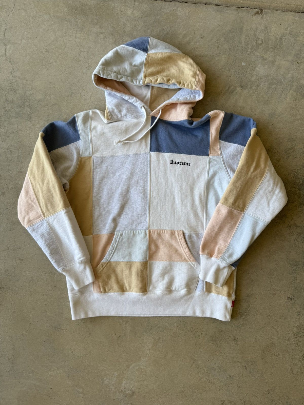 Supreme Supreme Patchwork Hoodie FW17 Size US M / EU 48-50 / 2 - 1 Thumbnail