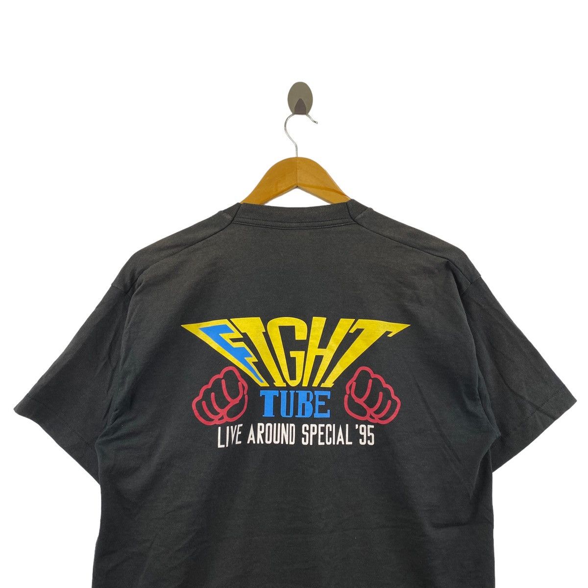 Japanese Brand × Vintage Vintage 90s FIGHT TUBE Live Around Special Japanese Band Size US L / EU 52-54 / 3 - 2 Thumbnail
