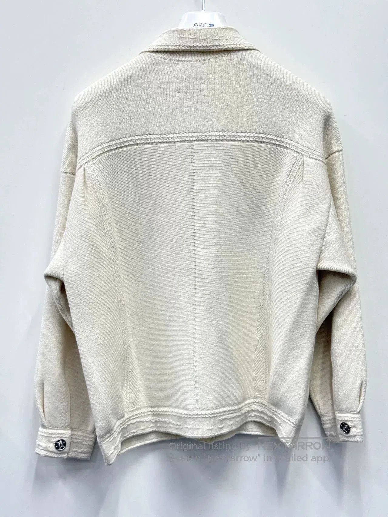 Barrie Barrie Neutral Cashmere Jacket Coat. Size XS / US 0-2 / IT 36-38 - 2 Thumbnail