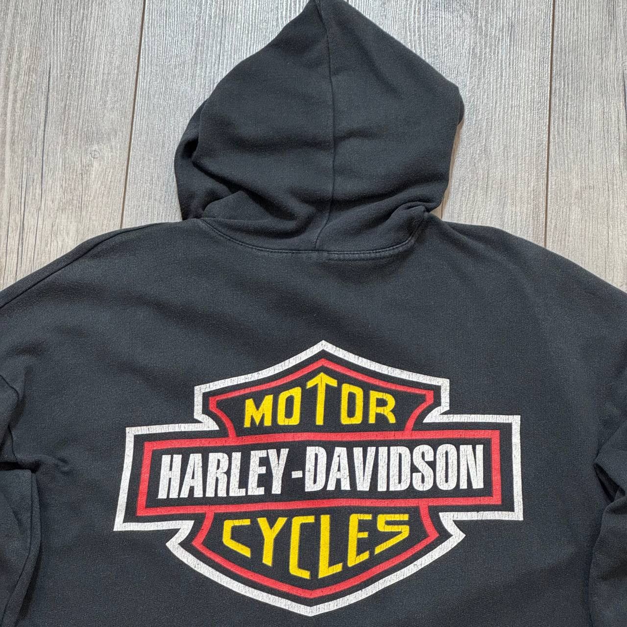 Harley Davidson × Vintage Vintage 80s/90s Harley Davidson Hoodie Size US XL / EU 56 / 4 - 4 Thumbnail