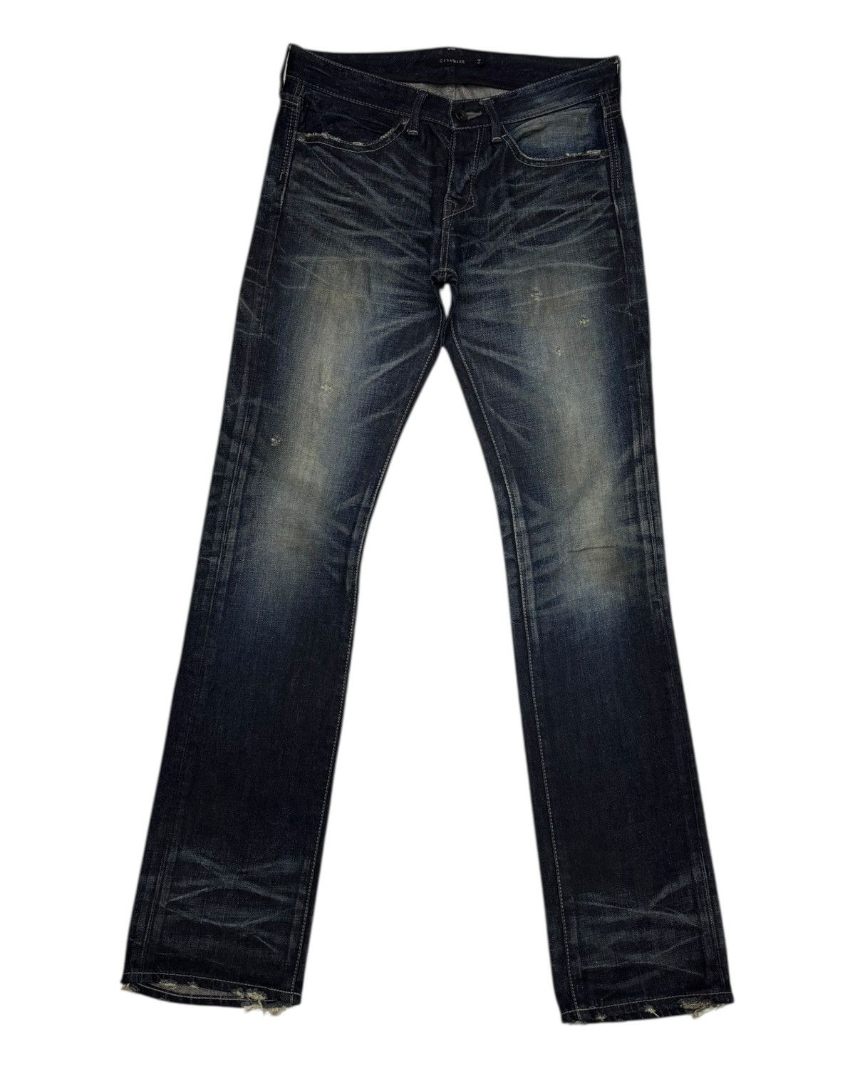 CIVARIZE × Japanese Brand × Undercover CIVARIZE CLAWMARK SLIM FLARE JEANS DISTRESSED DENIM Size US 31 - 7 Thumbnail