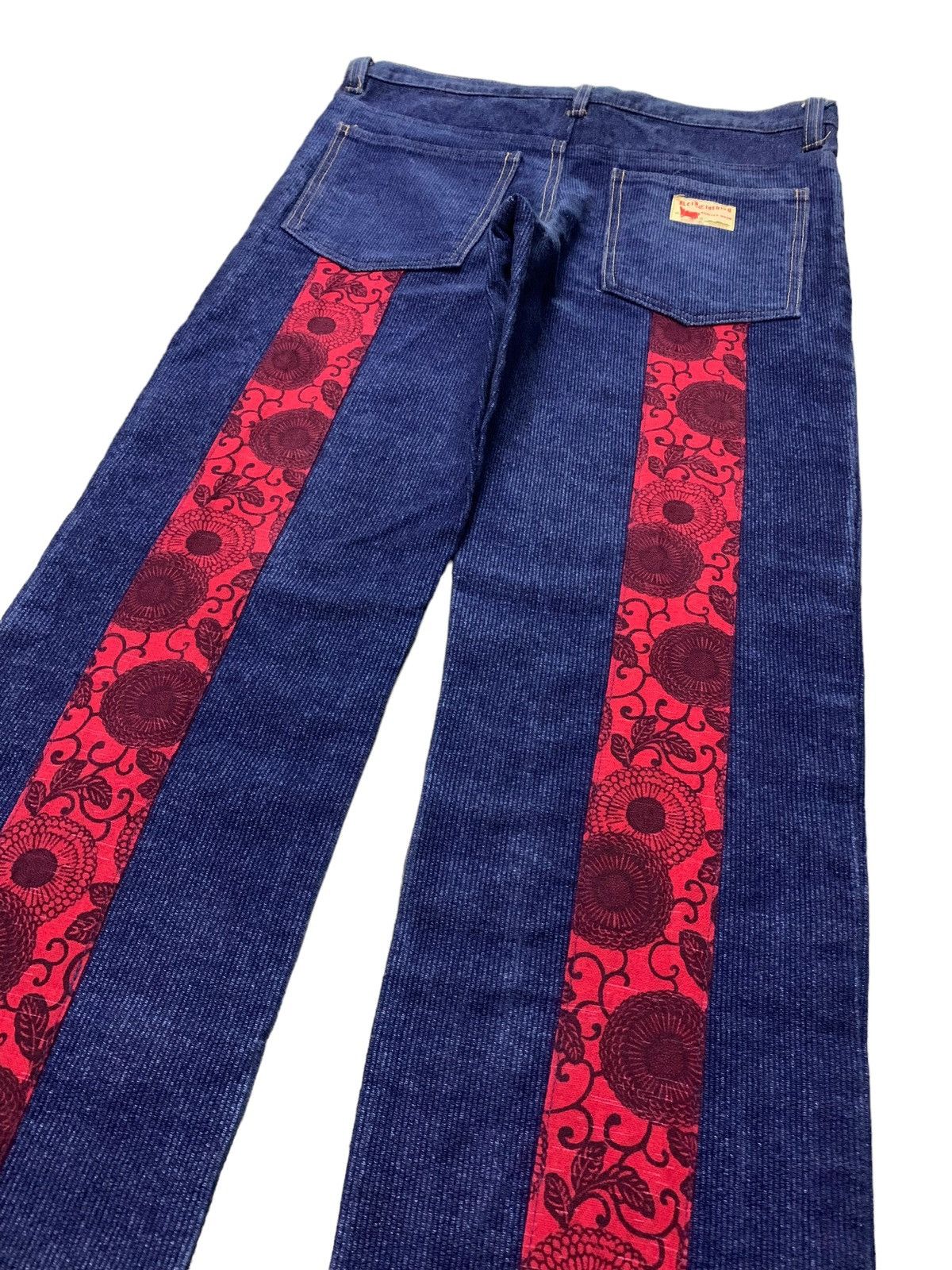 Christian Audigier × Ed Hardy 2000s Rei’s Japan Herringbone Indigo Jeans Evisu Style Size US 32 / EU 48 - 8 Thumbnail