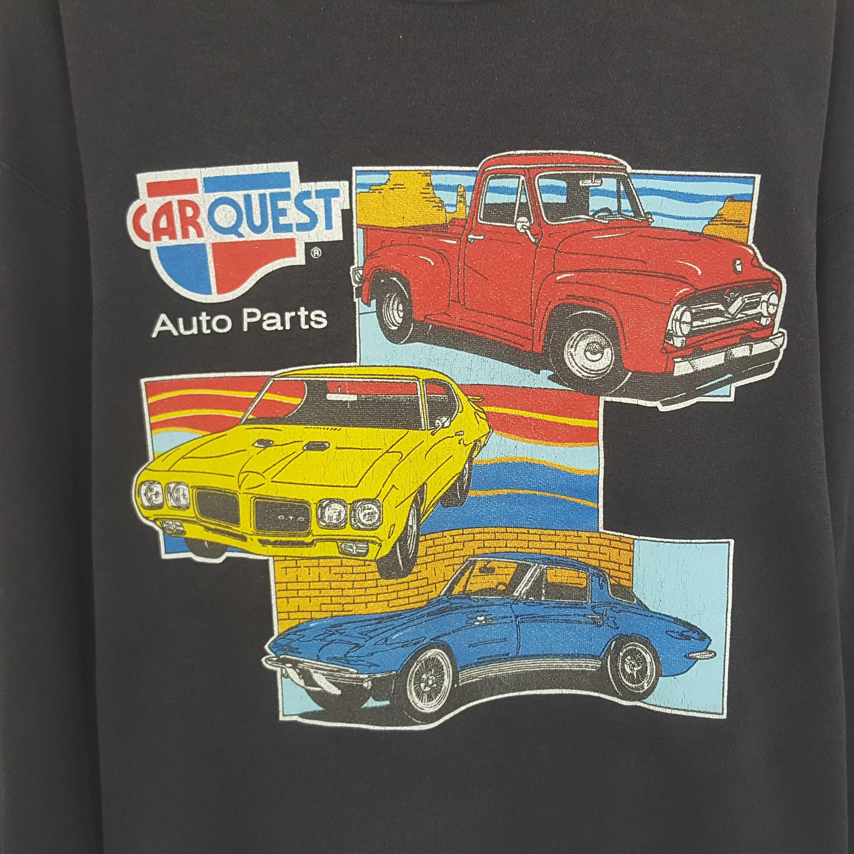 Vintage Vintage Car Quest Auto Parts Classic Sweatshirt Size US L / EU 52-54 / 3 - 2 Thumbnail