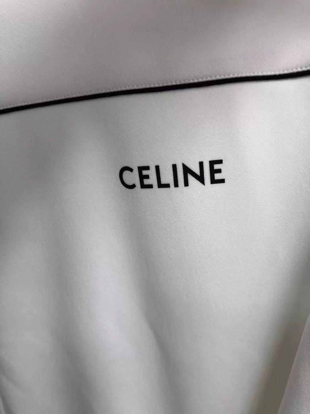 Celine CELINE Solid Letter Logo Track Jacket XXL Size US XXL / EU 58 / 5 - 4 Thumbnail