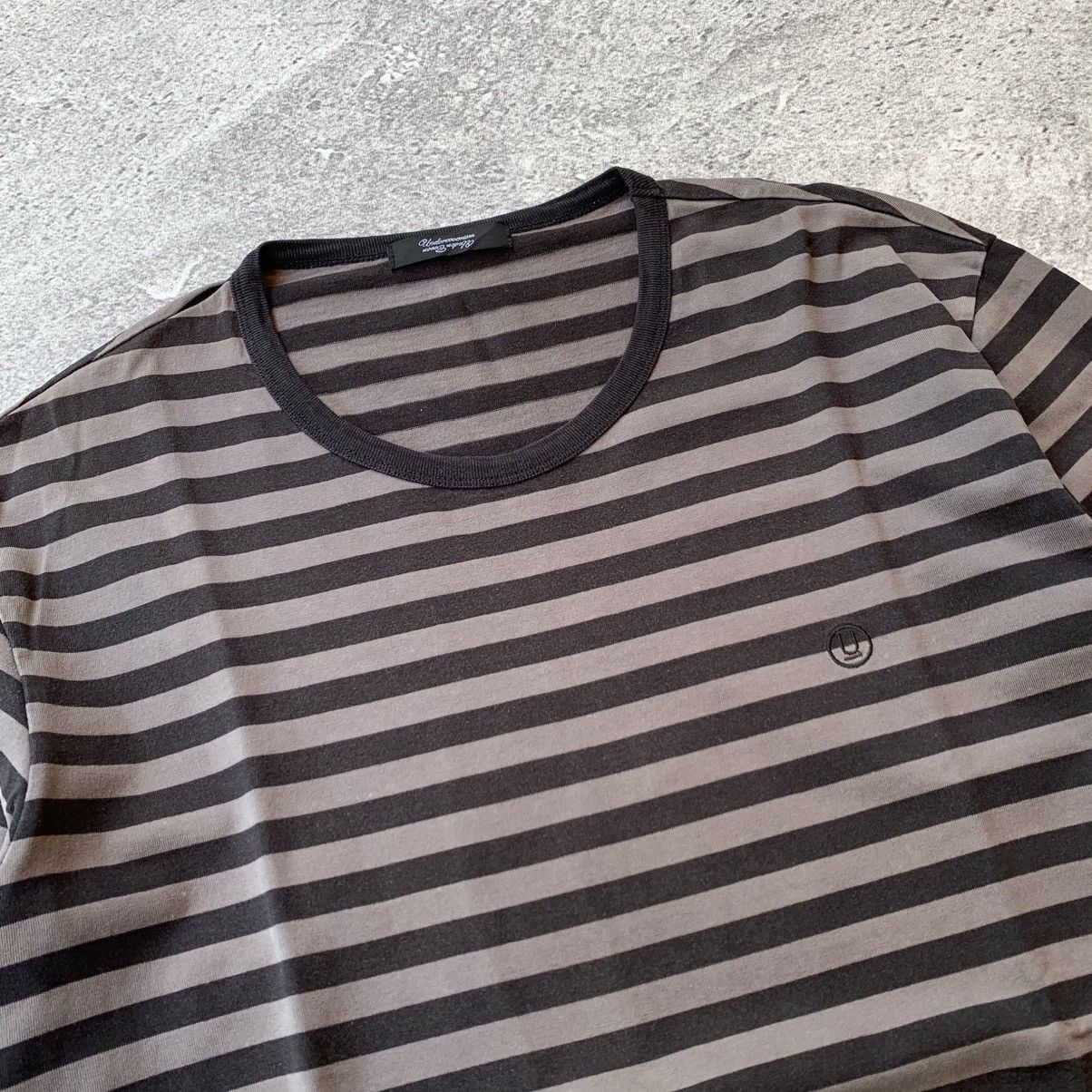 Undercover Undercover Stripped Small logo Longsleeve Size US L / EU 52-54 / 3 - 4 Thumbnail