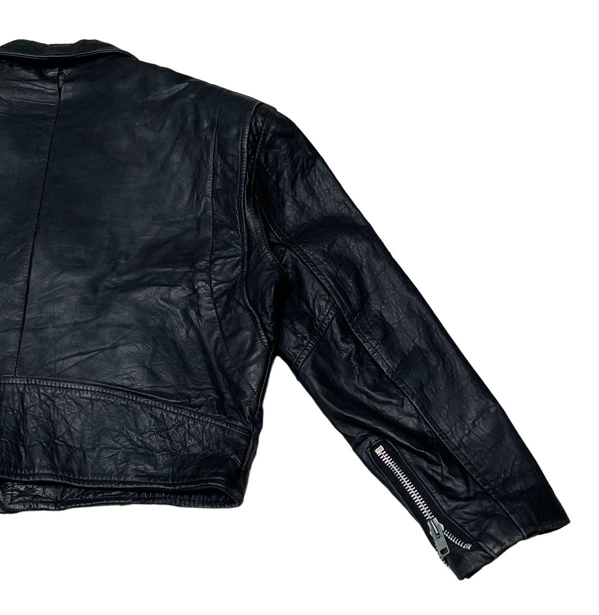 Vintage Vintage Brand Cosa Nova Double Collar Leather Jacket 1990s Size US L / EU 52-54 / 3 - 8 Thumbnail