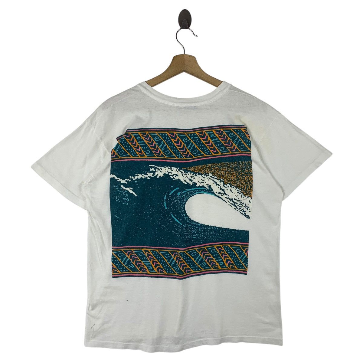 Rip Curl × Vintage Vintage 90s RIP CURL Surfing big printed backhit tee Size US M / EU 48-50 / 2 - 1 Thumbnail