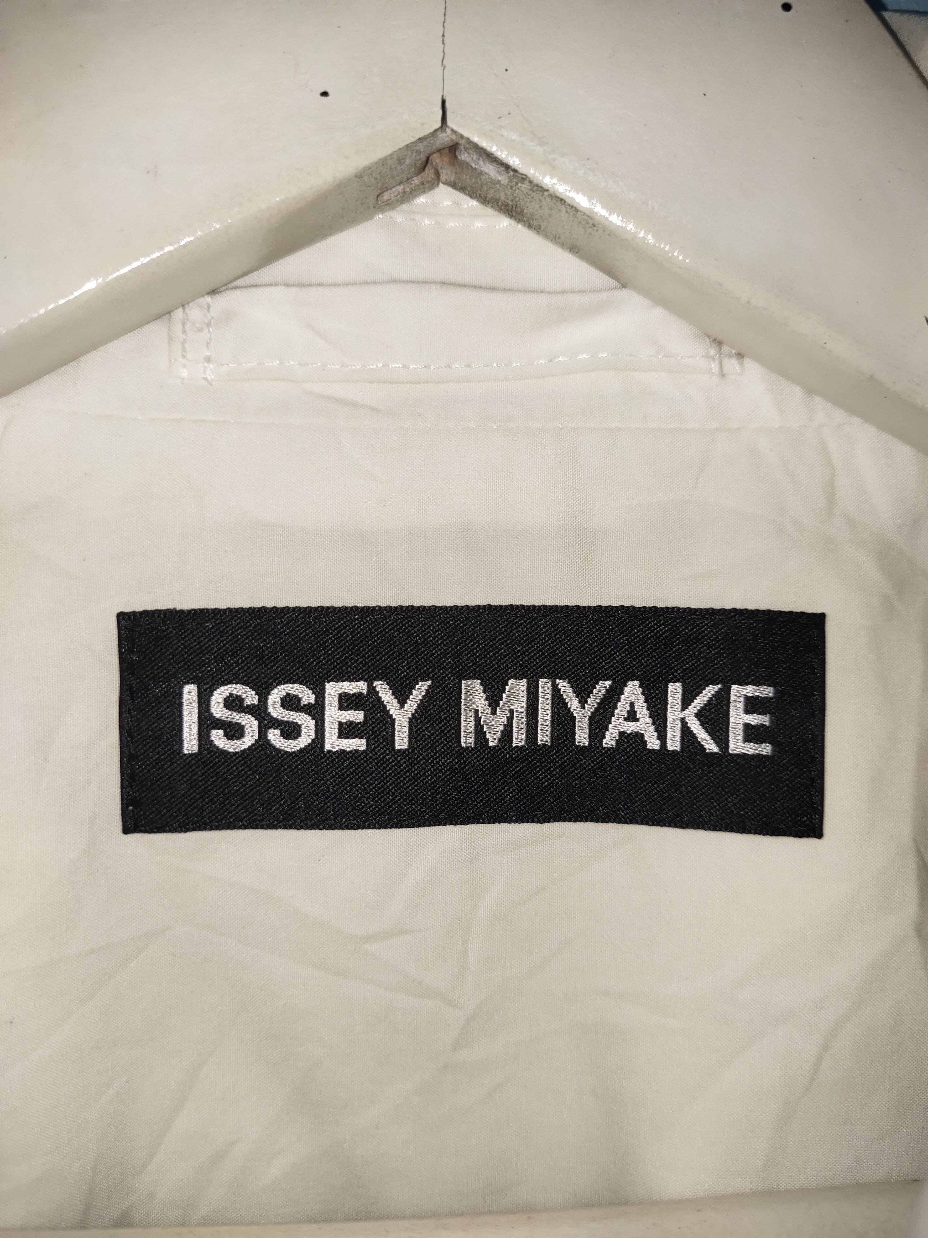 Issey Miyake × Vintage Vintage Issey Miyake White Jacket Size S / US 4 / IT 40 - 3 Thumbnail
