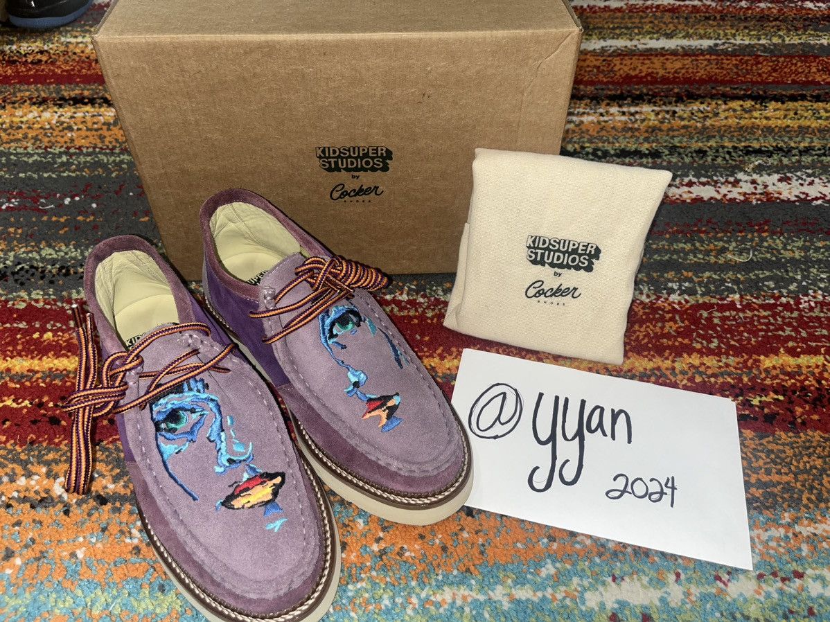 image of Crocker x Kidsuper Studios Kidsuperstudios X Cocker Shoes in Purple, Men's (Size 8)