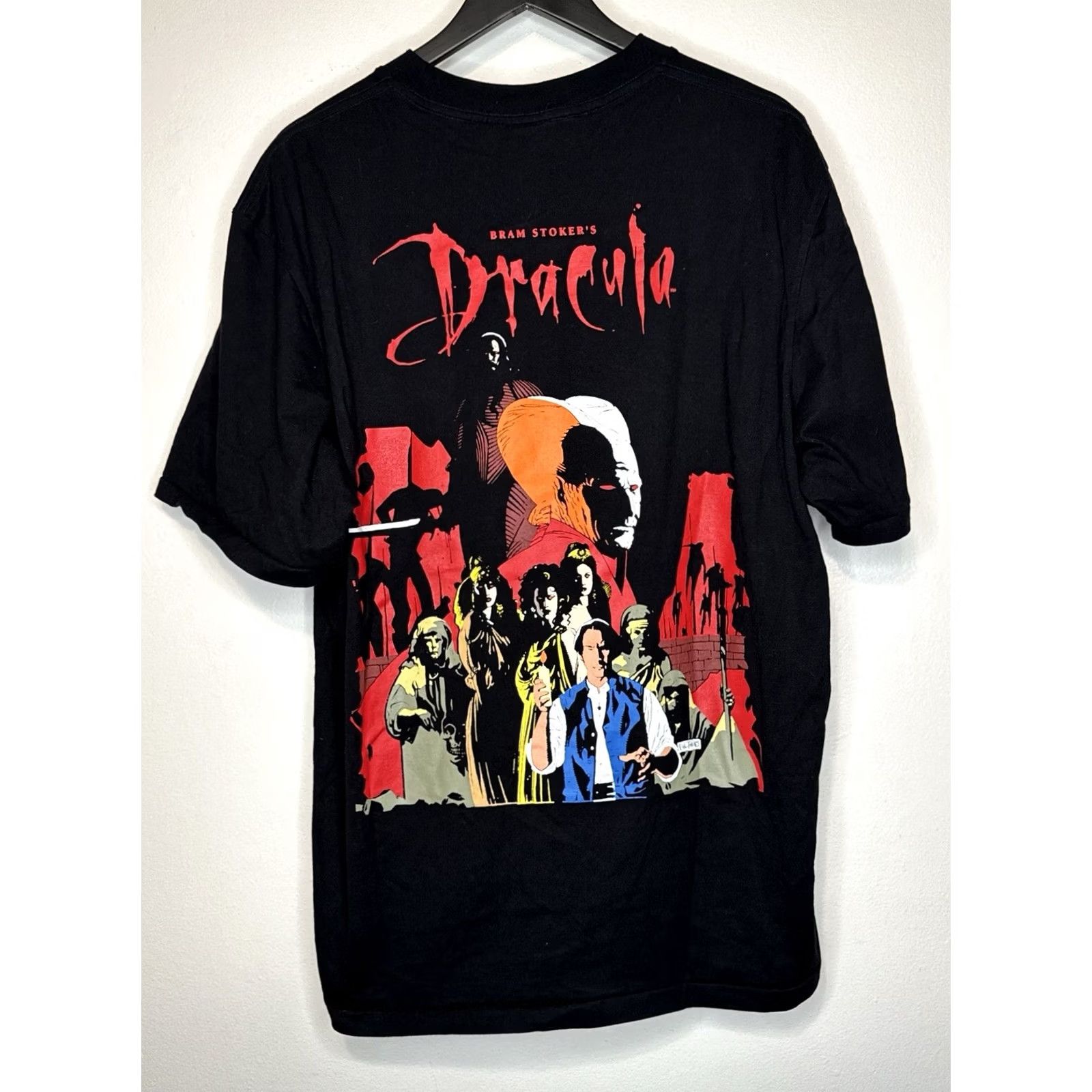 Vintage Bram Stoker’s Dracula Horror Movie T Shirt Black XL Crew Neck The Evil Thread Single Stitch Men Mens Size US XL / EU 56 / 4 - 2 Thumbnail