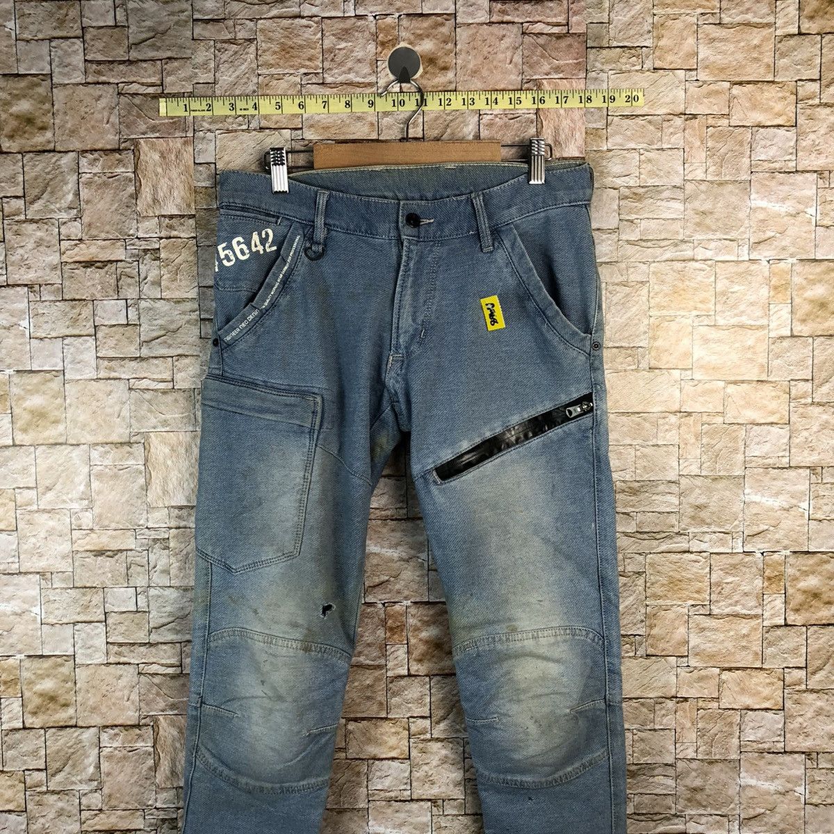 Japanese Brand Iz Frontier Blue Cargo Multipocket Pants #A968 Size US 32 / EU 48 - 2 Thumbnail