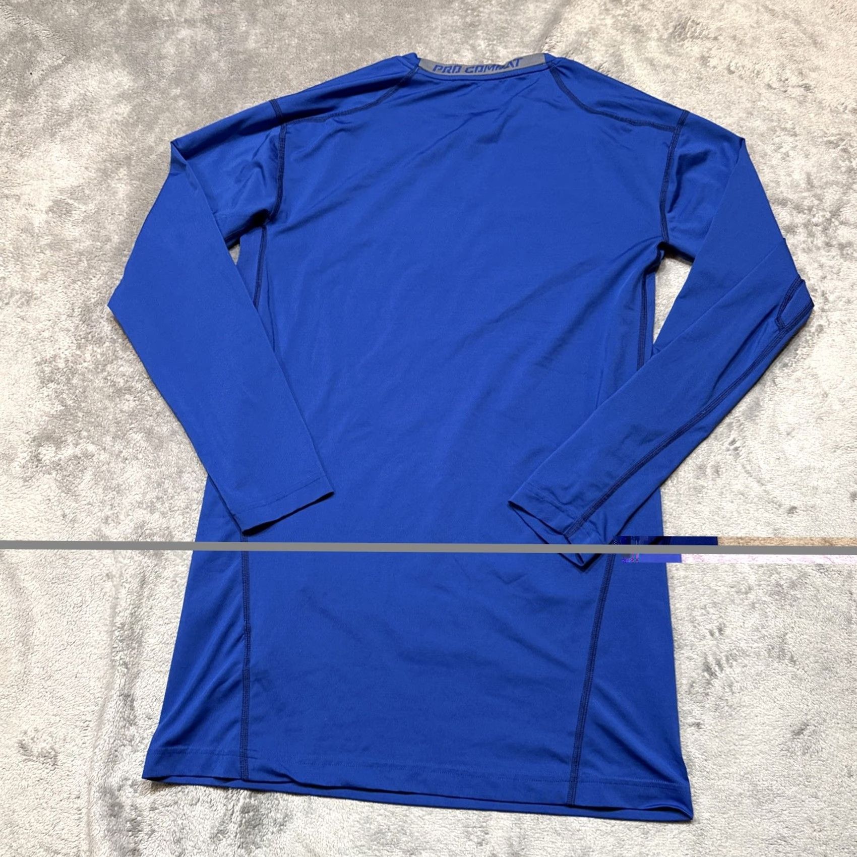 Nike Nike Shirt Mens XXL Blue Pro Combat Dri-Fit Compression Long Sleeve Training 2XL Size US XXL / EU 58 / 5 - 6 Thumbnail