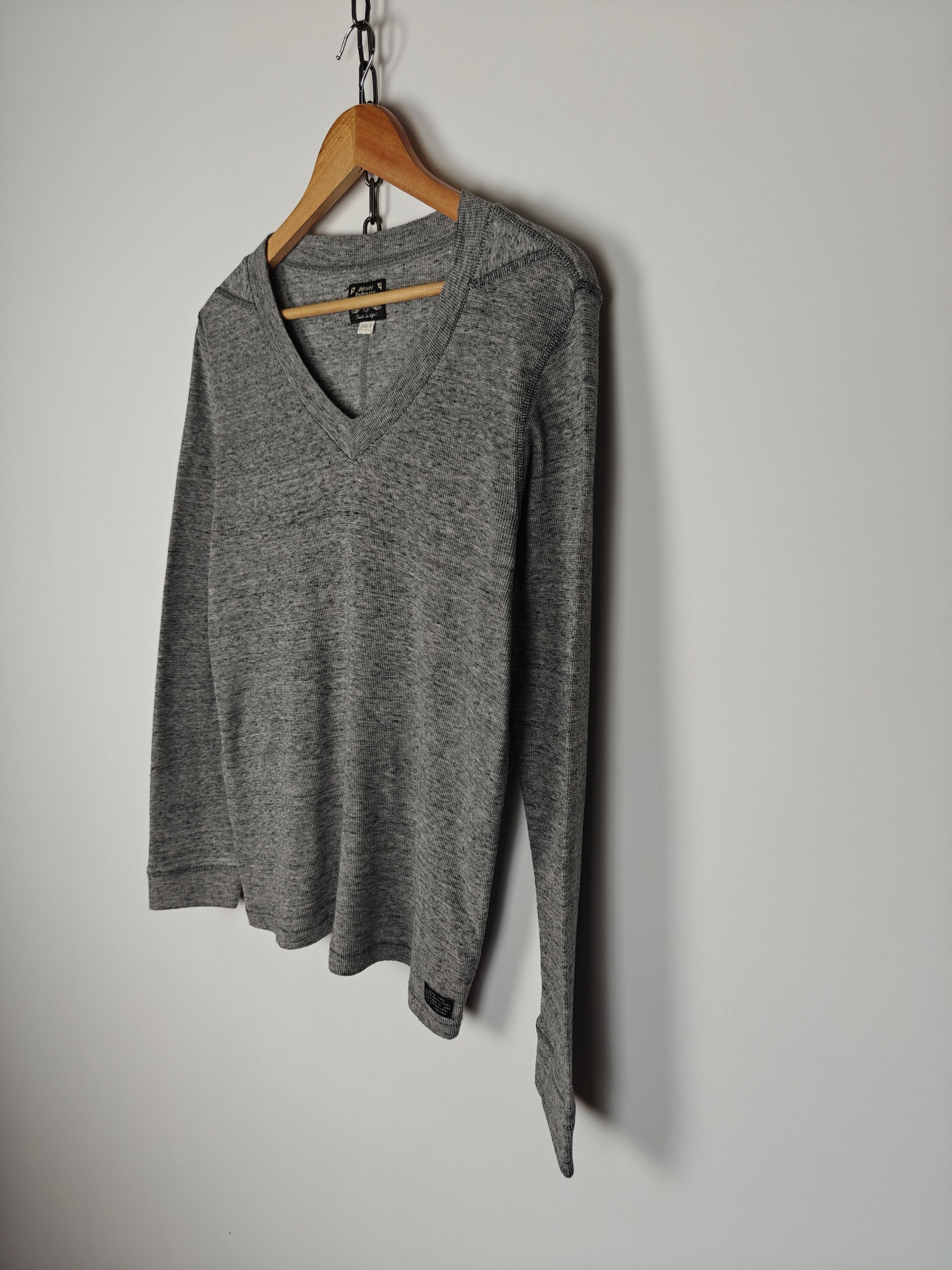 Diesel Diesel Industry Sweater Cotton Pullover Gray size S Size US S / EU 44-46 / 1 - 6 Thumbnail
