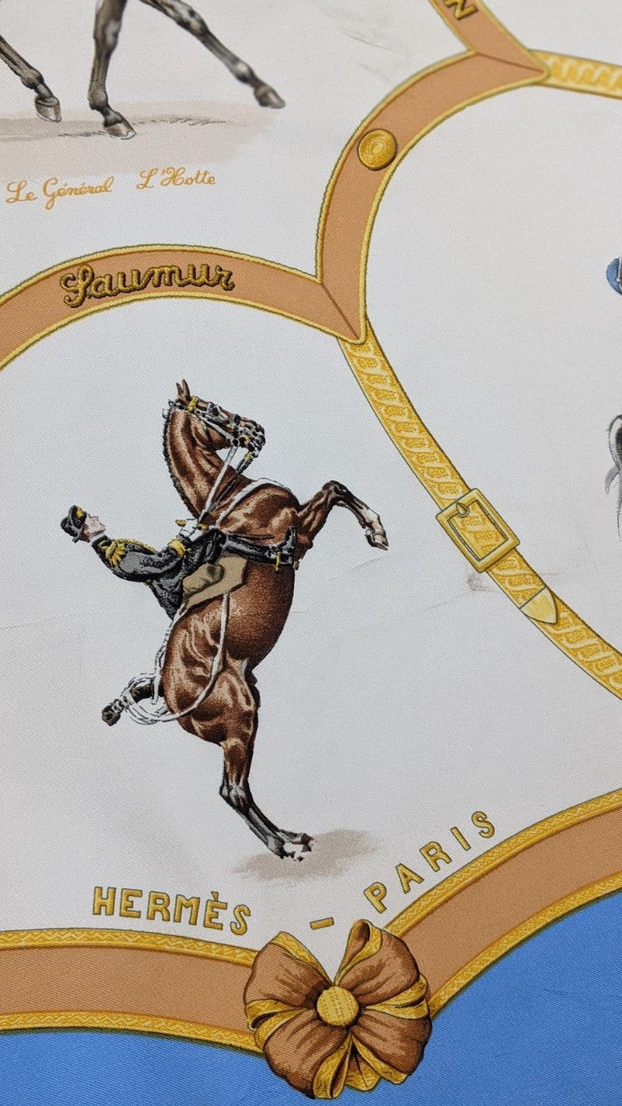 Hermes Hermes Paris Carre 90 Silk Scarf Le General L'Hotte Size ONE SIZE - 4 Thumbnail