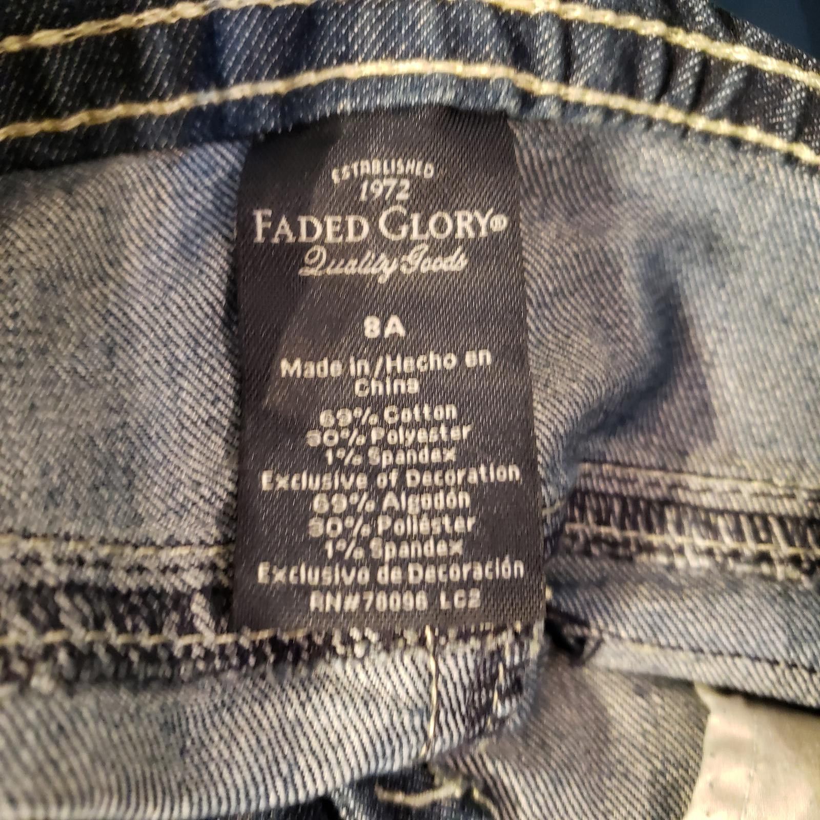 Faded Glory Faded Glory Women's Bootcut Jeans Embroidered Back Pockets Size 30" / US 8 / IT 44 - 9 Thumbnail