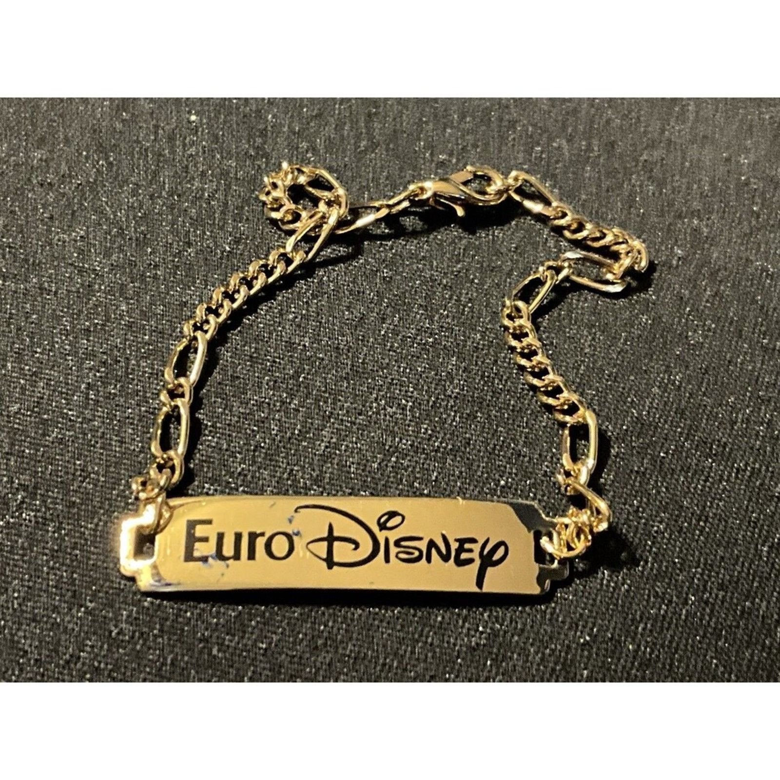 Disney Euro-Disney Gold Tone 7in Bracelet Size ONE SIZE - 2 Thumbnail